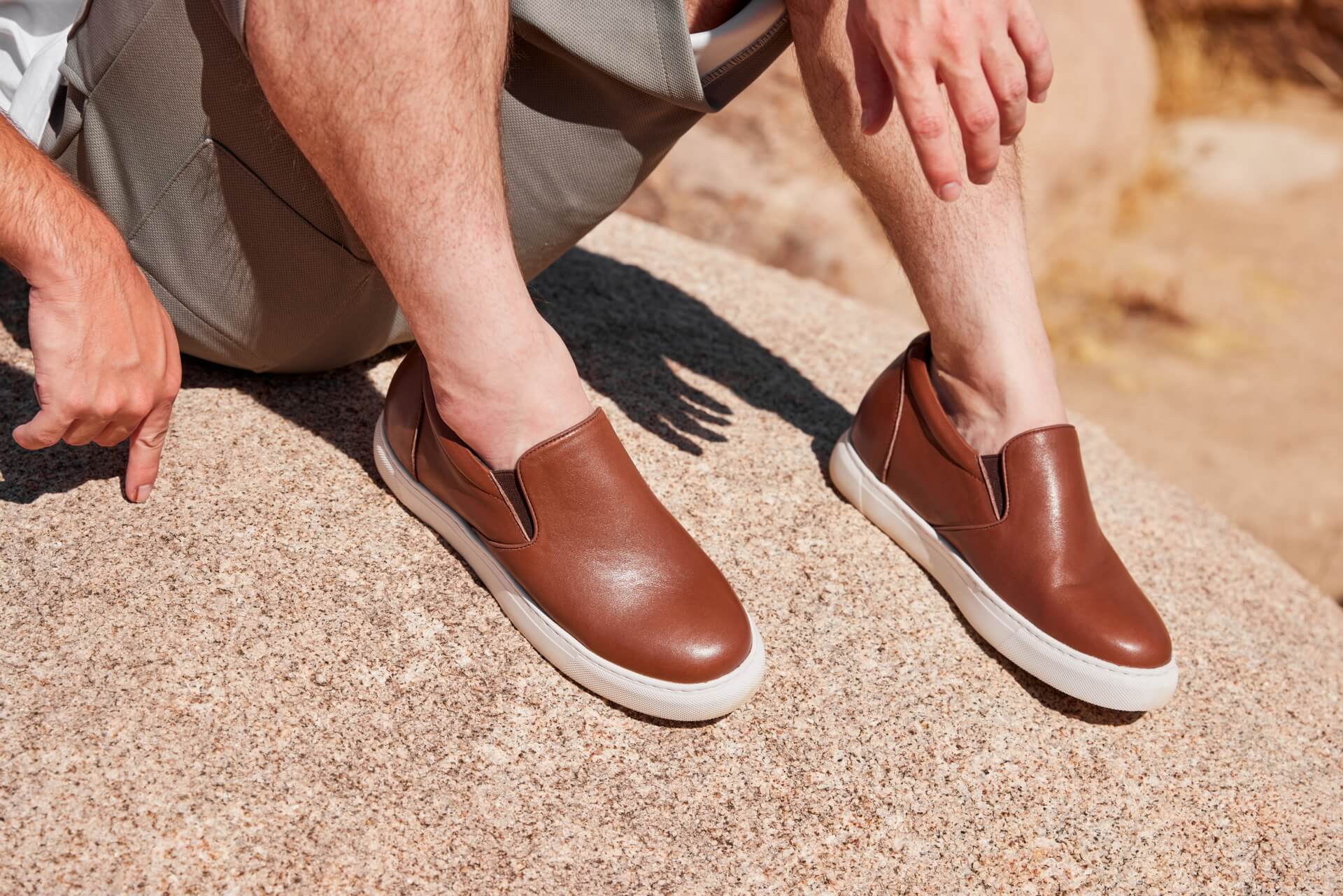CALTO - T1023 - 2.6 Inches Taller (Coffee Brown) - Lightweight Nappa Leather Loafer - Image 10