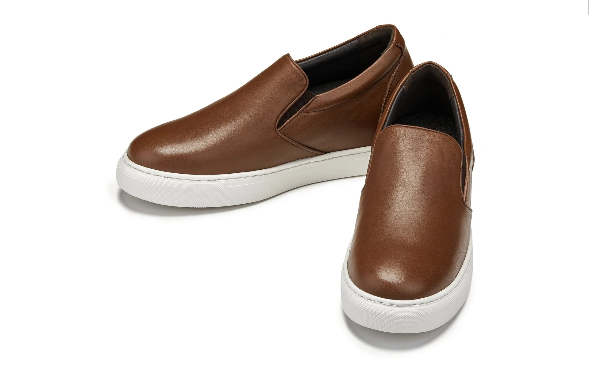 CALTO - T1023 - 2.6 Inches Taller (Coffee Brown) - Lightweight Nappa Leather Loafer - Image 5