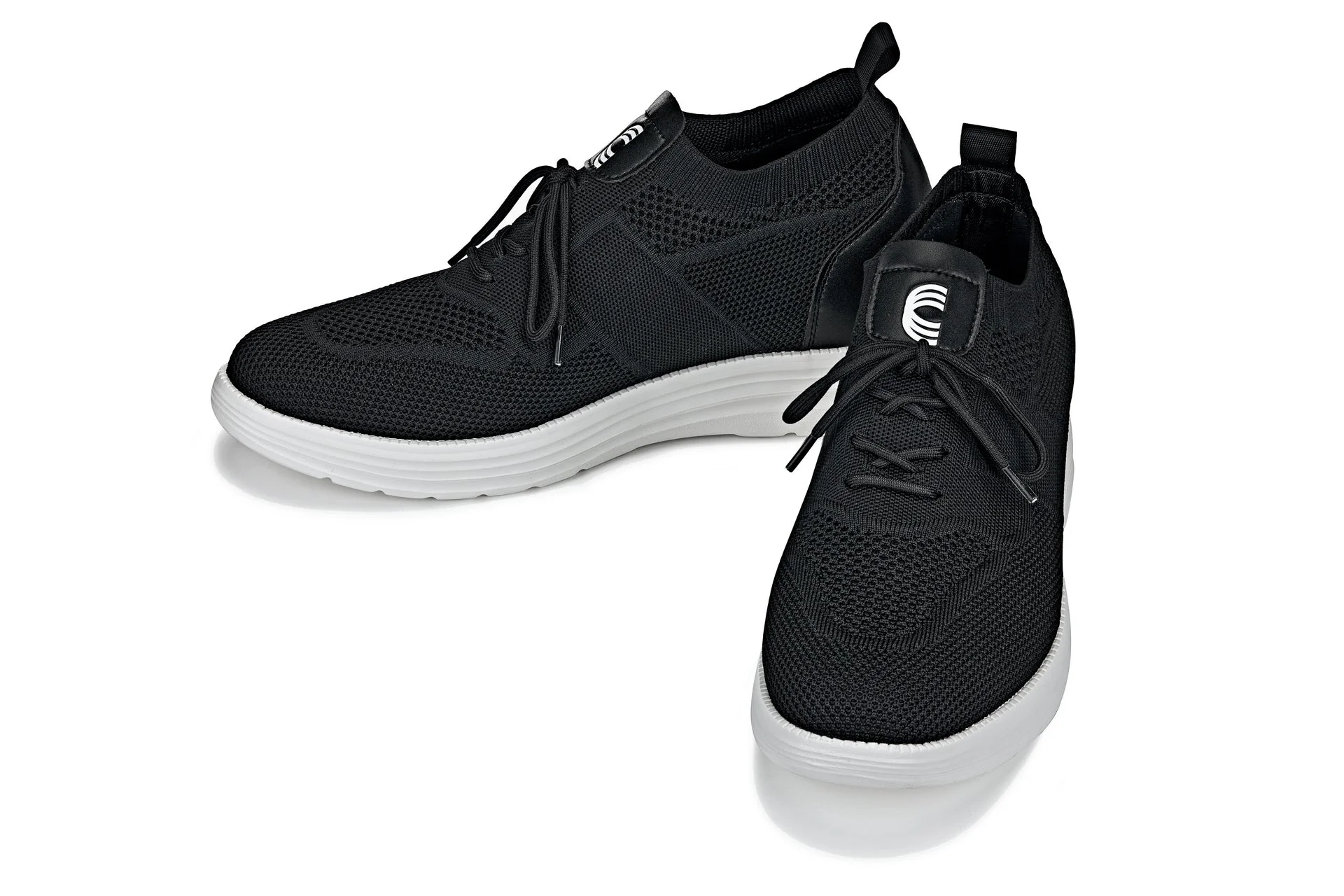 CALTO - X1340 - 2.8 Inches Taller (Black) - Lace Up Casual Walker - Lightweight - Image 5