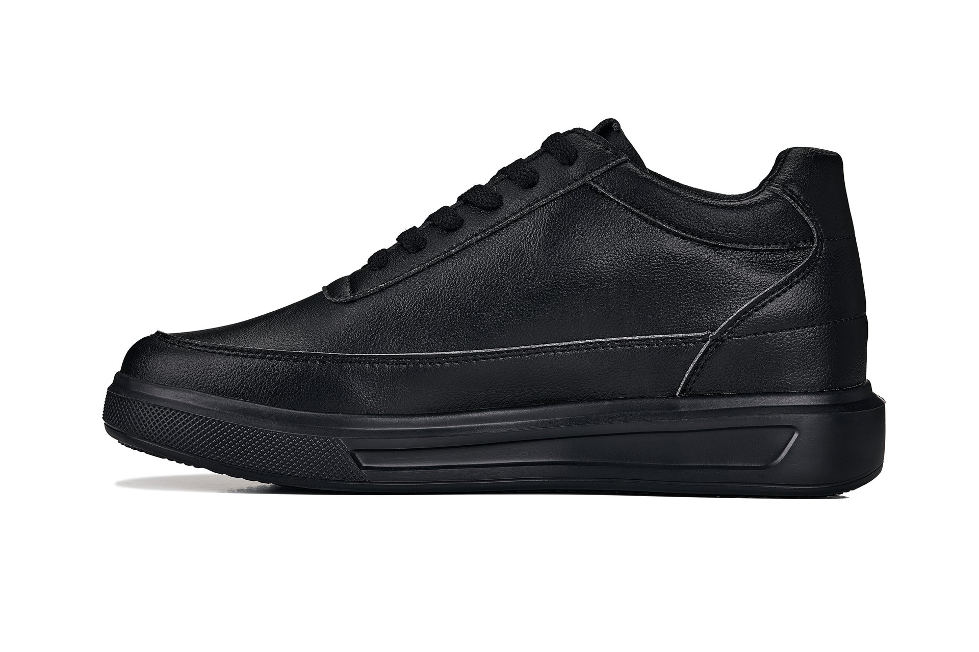 CALTO - X1646 - 2.8 Inches Taller (Pitch Black) - Lightweight Sneakers - Image 3