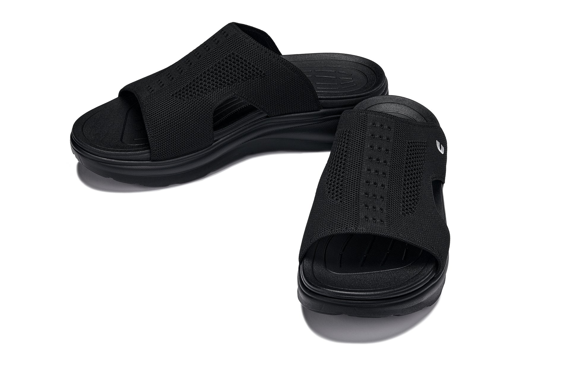 CALTO - X1657 - 2 Inches Taller (Black/Knitted Black) - Image 5