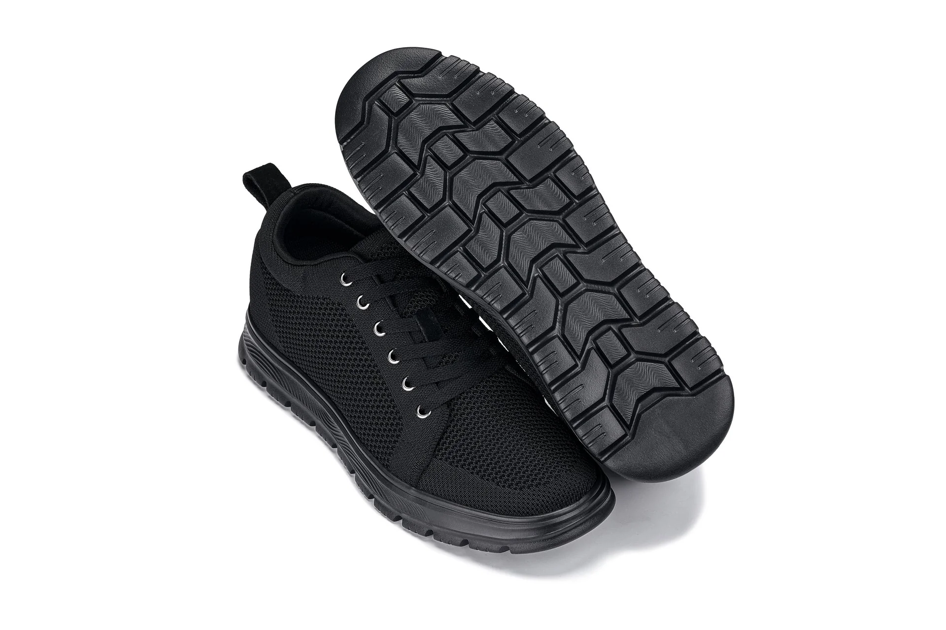 CALTO - X2320 - 2.4 Inches Taller (Black/Black Sole) - Lace Up Casual Sneaker - Lightweight - Image 6