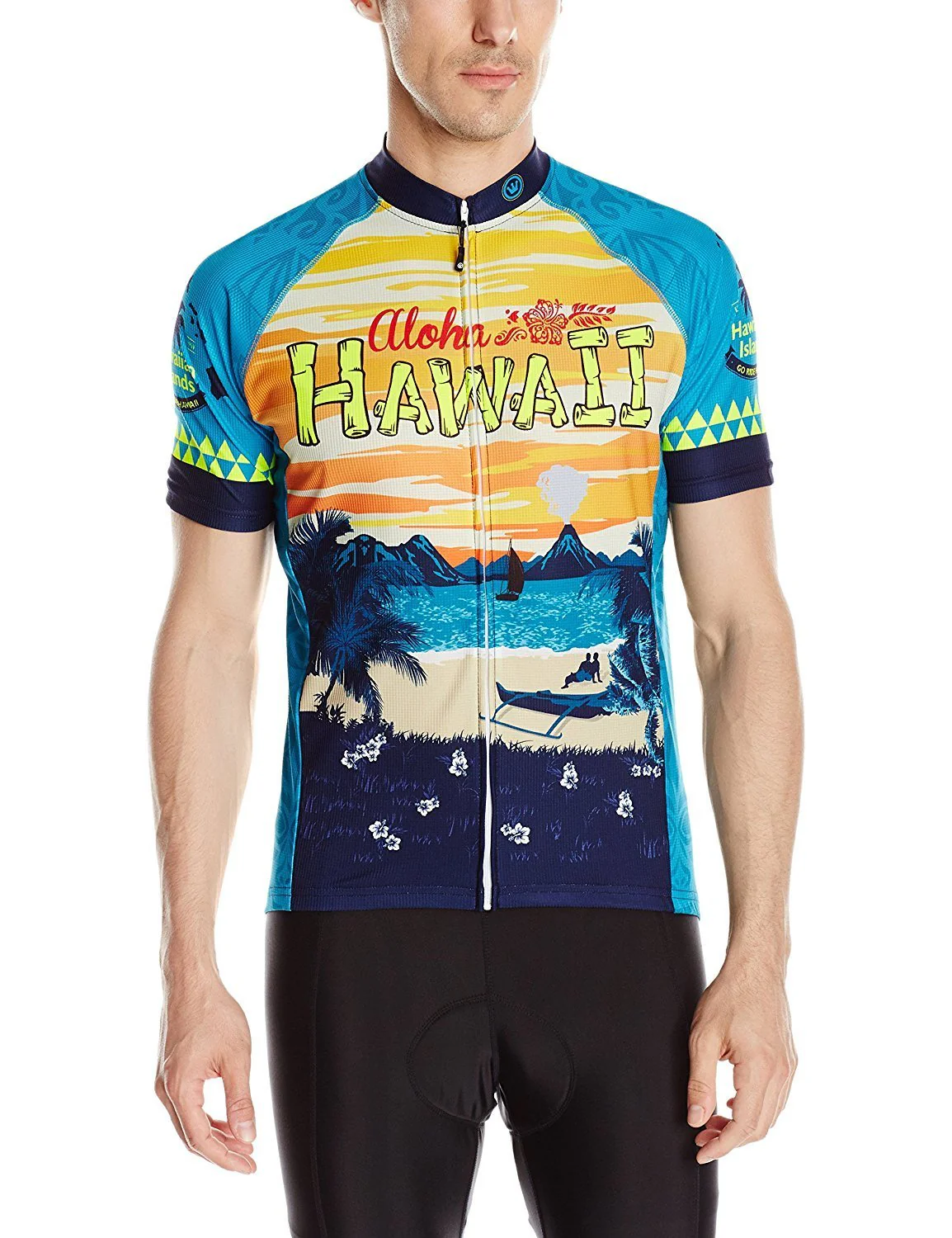Canari Men's Hawaii Retro Cycling Jersey - Image 2
