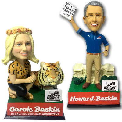 Carole Baskin Howard Baskin Talking Bobbleheads - Image 4