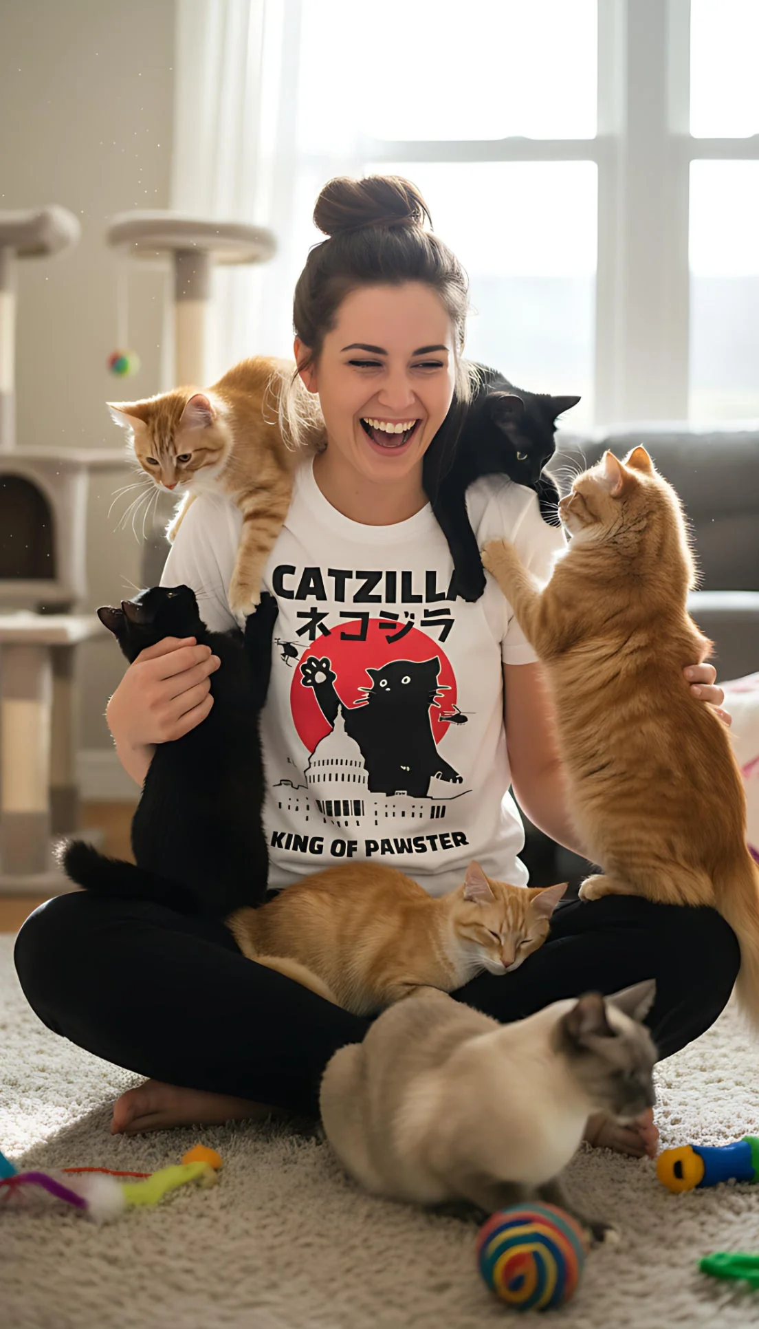 Catzilla T-Shirt - Image 11