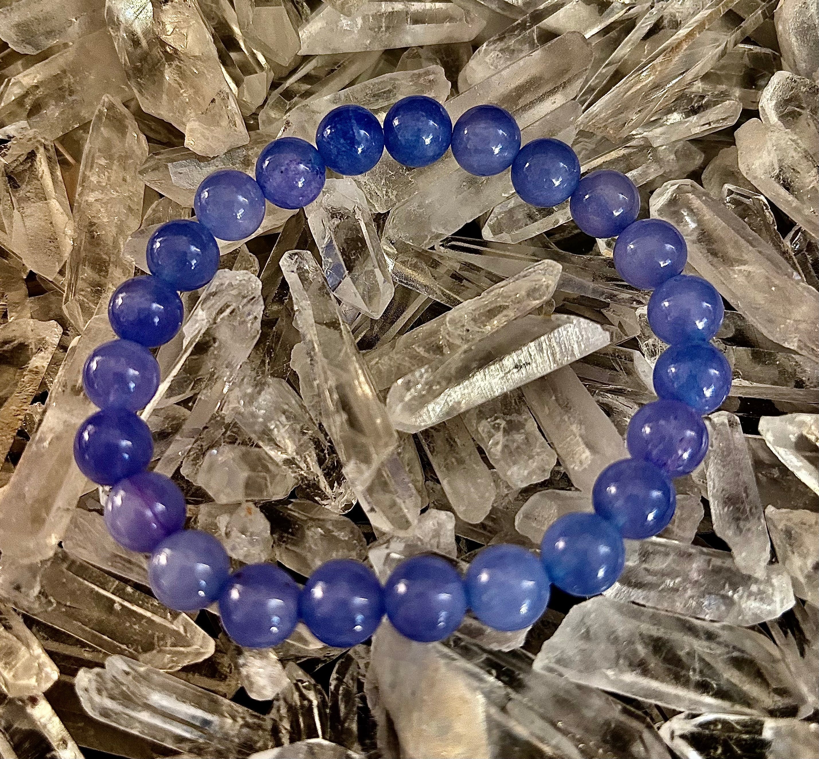 Celestine Serenity Bracelet | Handcrafted Energy Beads for Peace & Spiritual Connection - Image 8