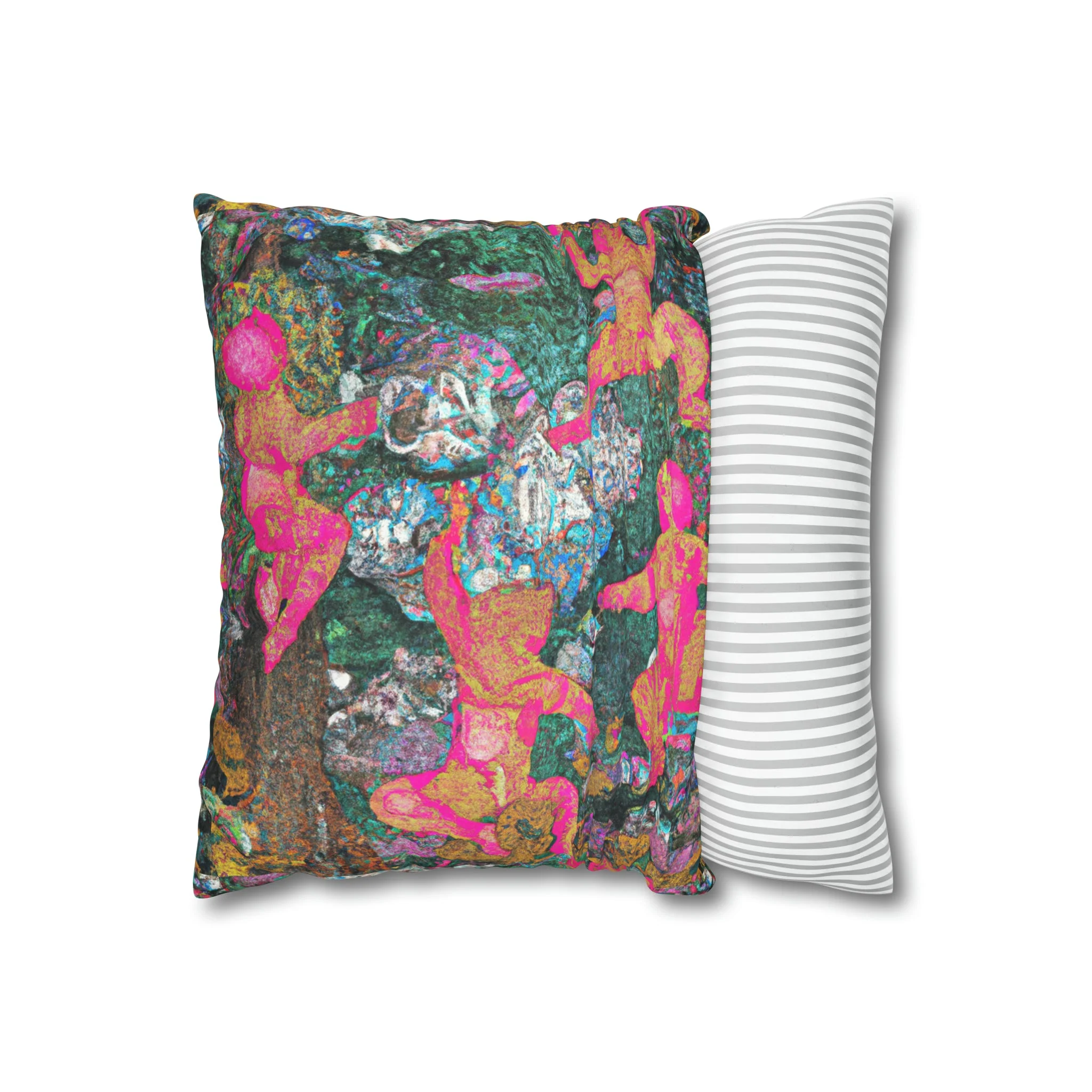 Cezanne's Dancing Bears Micro Suede Pillow Case - Image 11