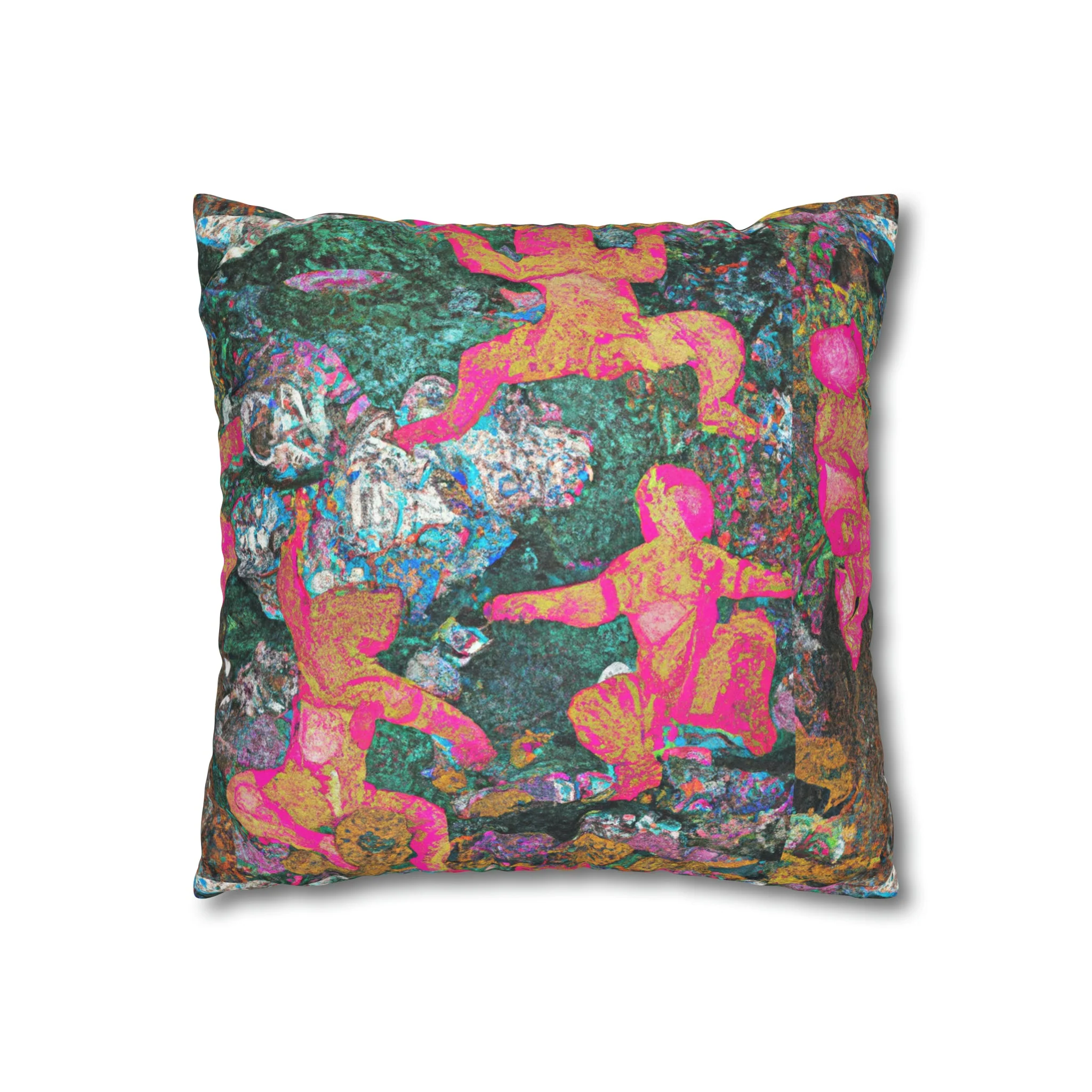 Cezanne's Dancing Bears Micro Suede Pillow Case - Image 12