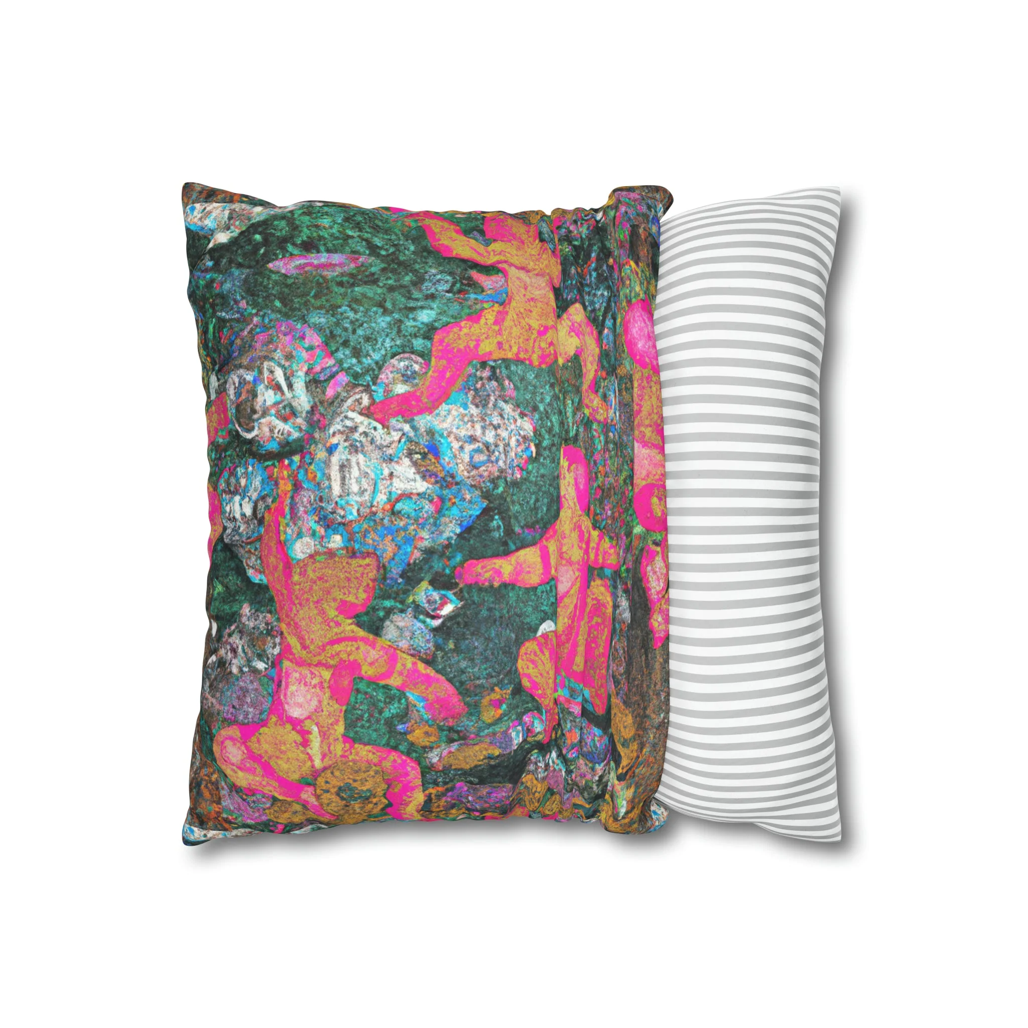 Cezanne's Dancing Bears Micro Suede Pillow Case - Image 13