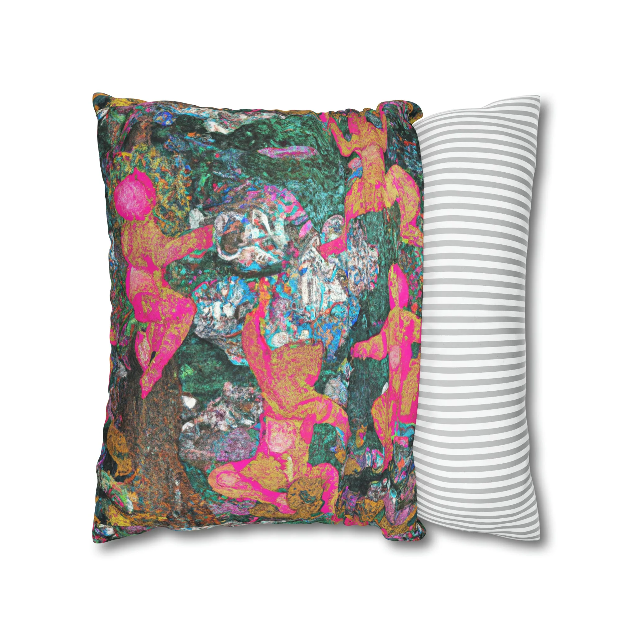 Cezanne's Dancing Bears Micro Suede Pillow Case - Image 17