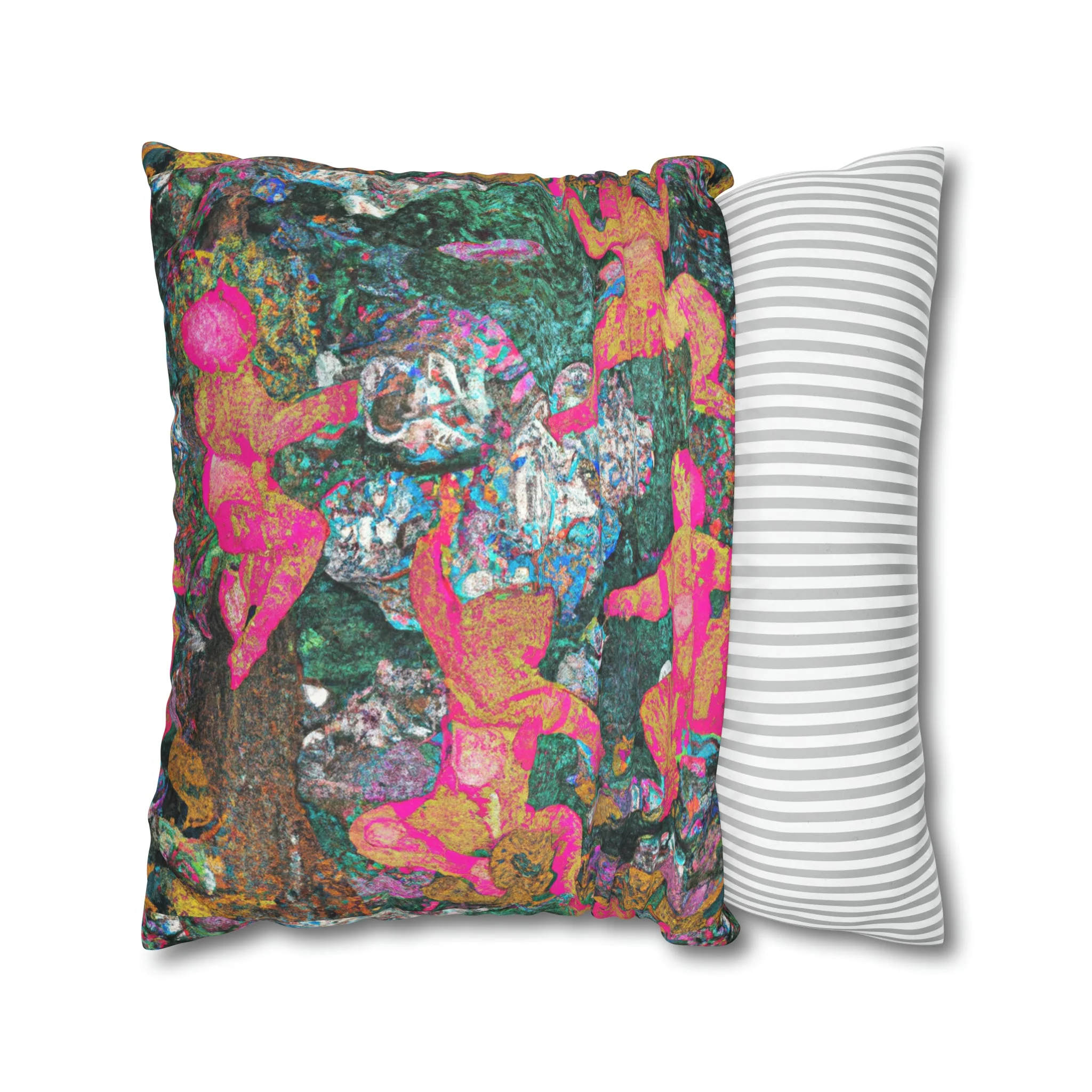 Cezanne's Dancing Bears Micro Suede Pillow Case - Image 23