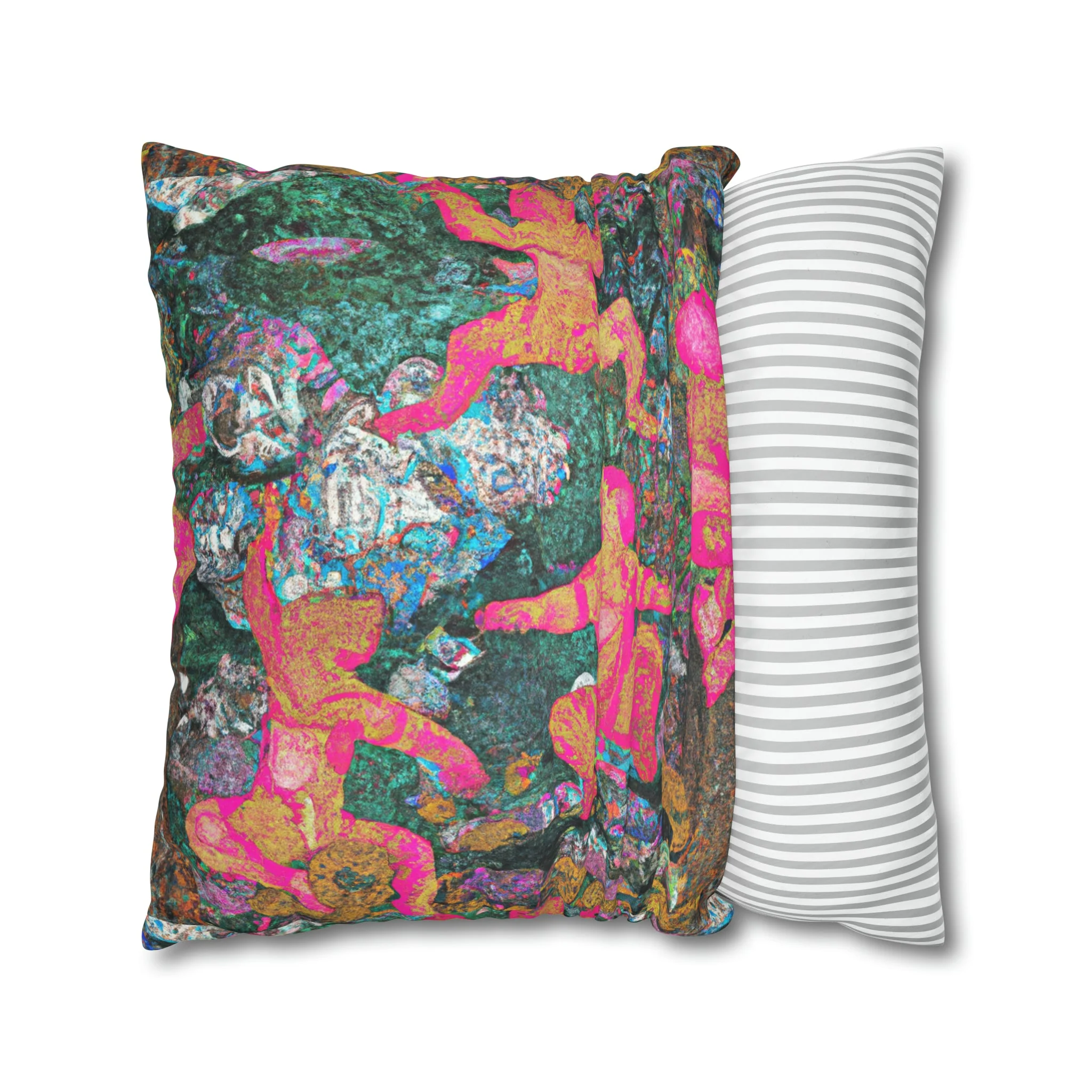 Cezanne's Dancing Bears Micro Suede Pillow Case - Image 25