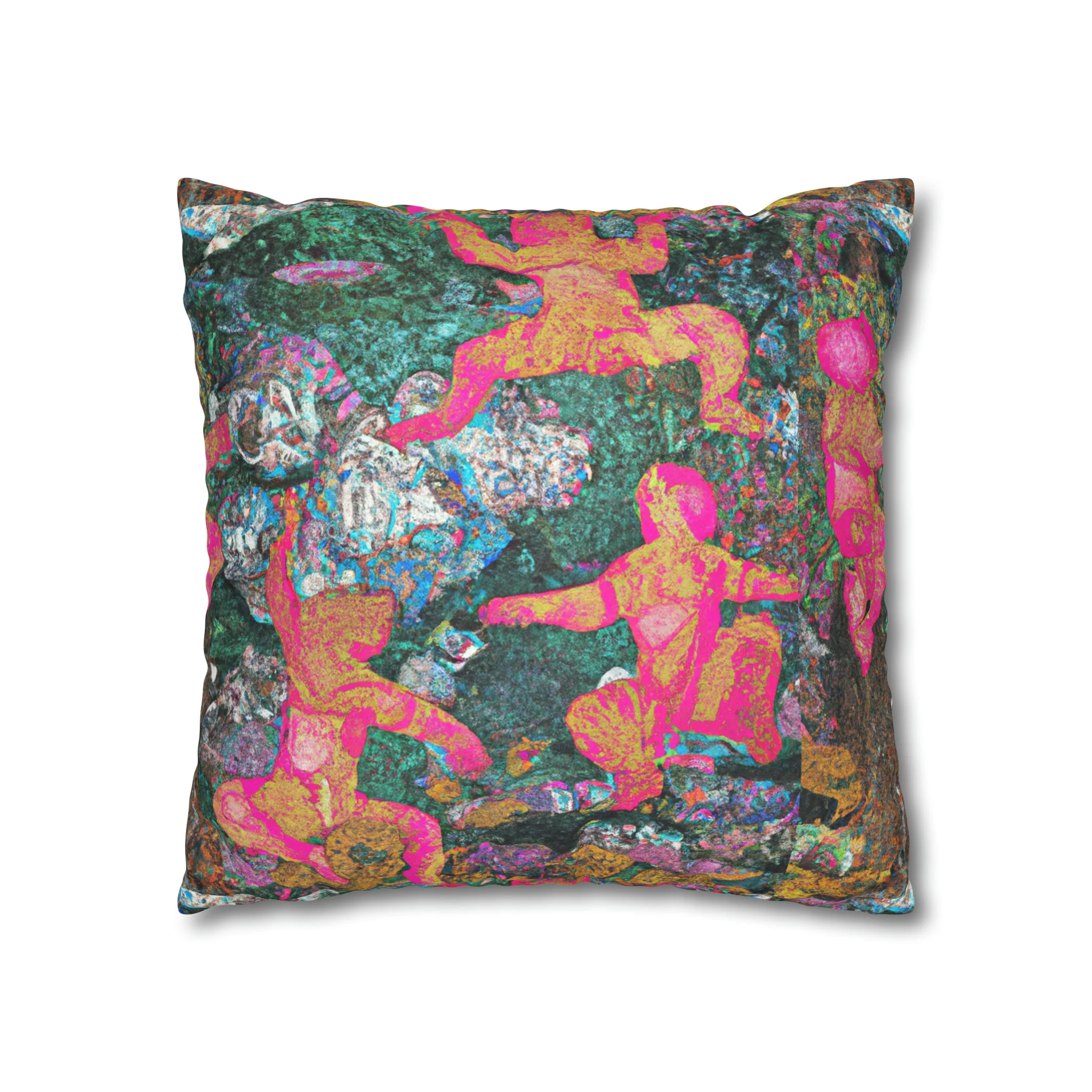 Cezanne's Dancing Bears Micro Suede Pillow Case - Image 6