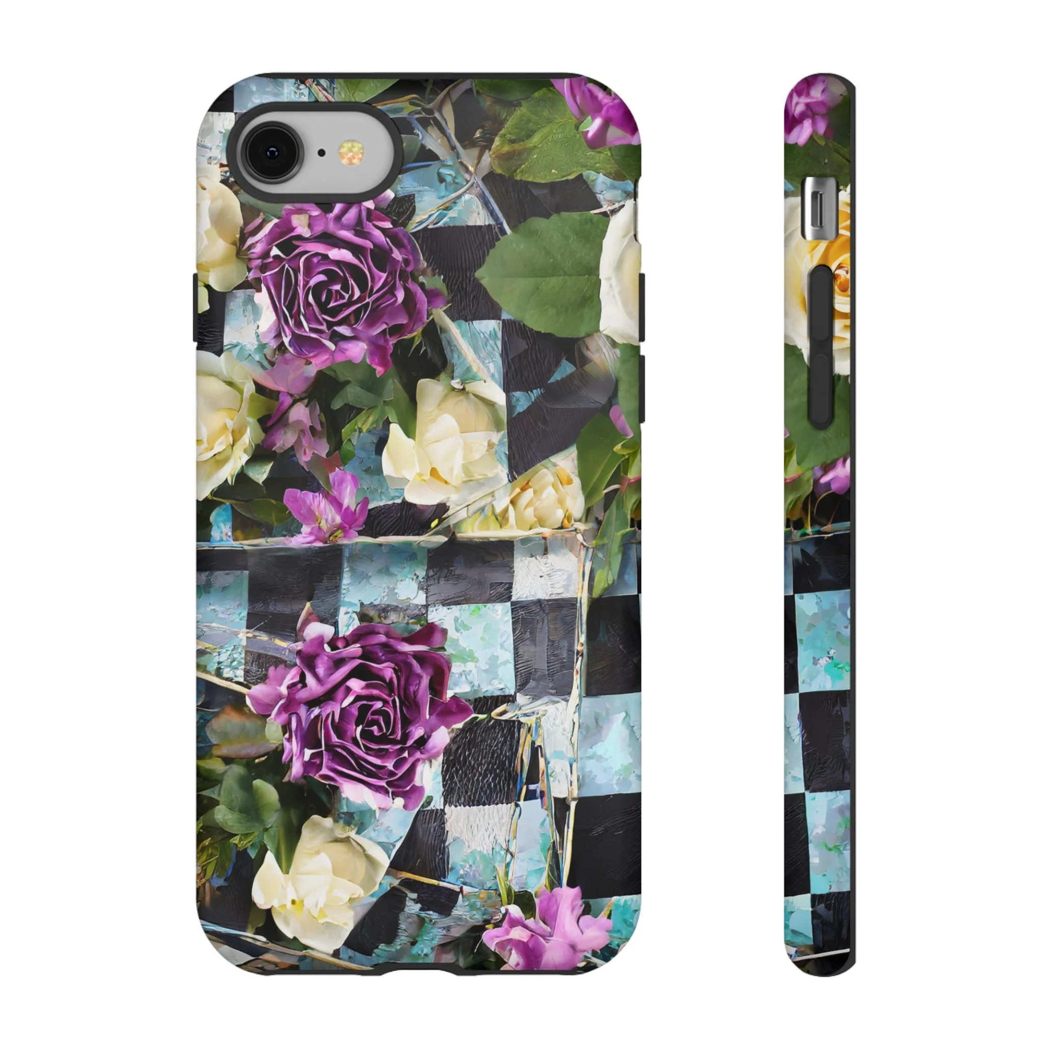 Checkerboard Tough Phone Case - Image 2