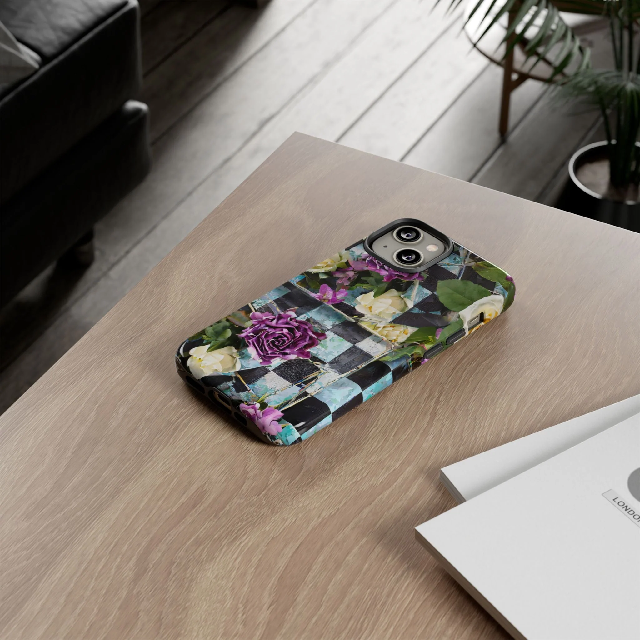 Checkerboard Tough Phone Case - Image 51