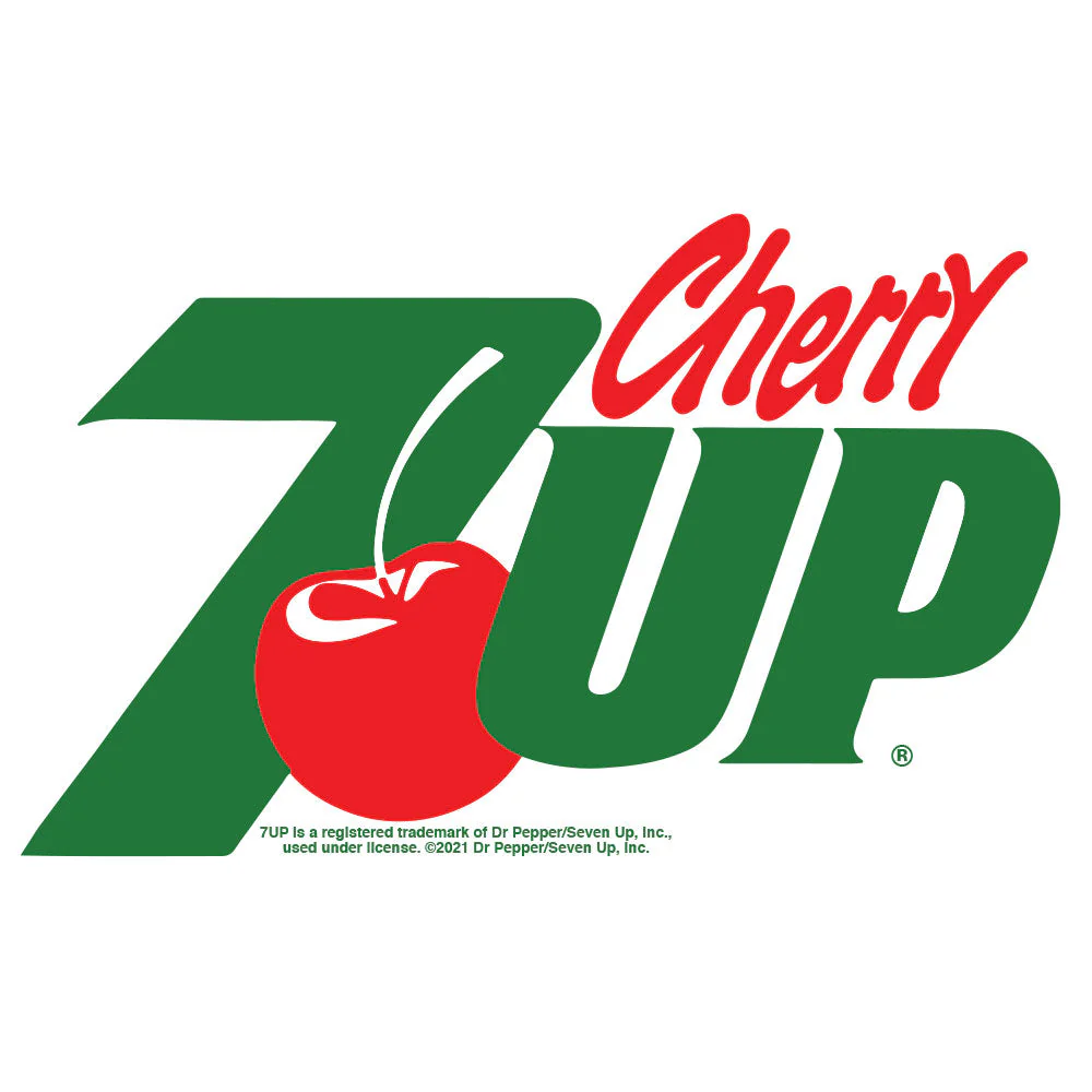 Cherry 7UP Soda T-Shirt - White - Image 2