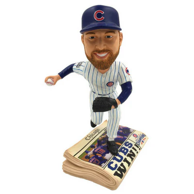 Chicago Cubs 2016 World Series Newspaper Bobbleheads - Image 5