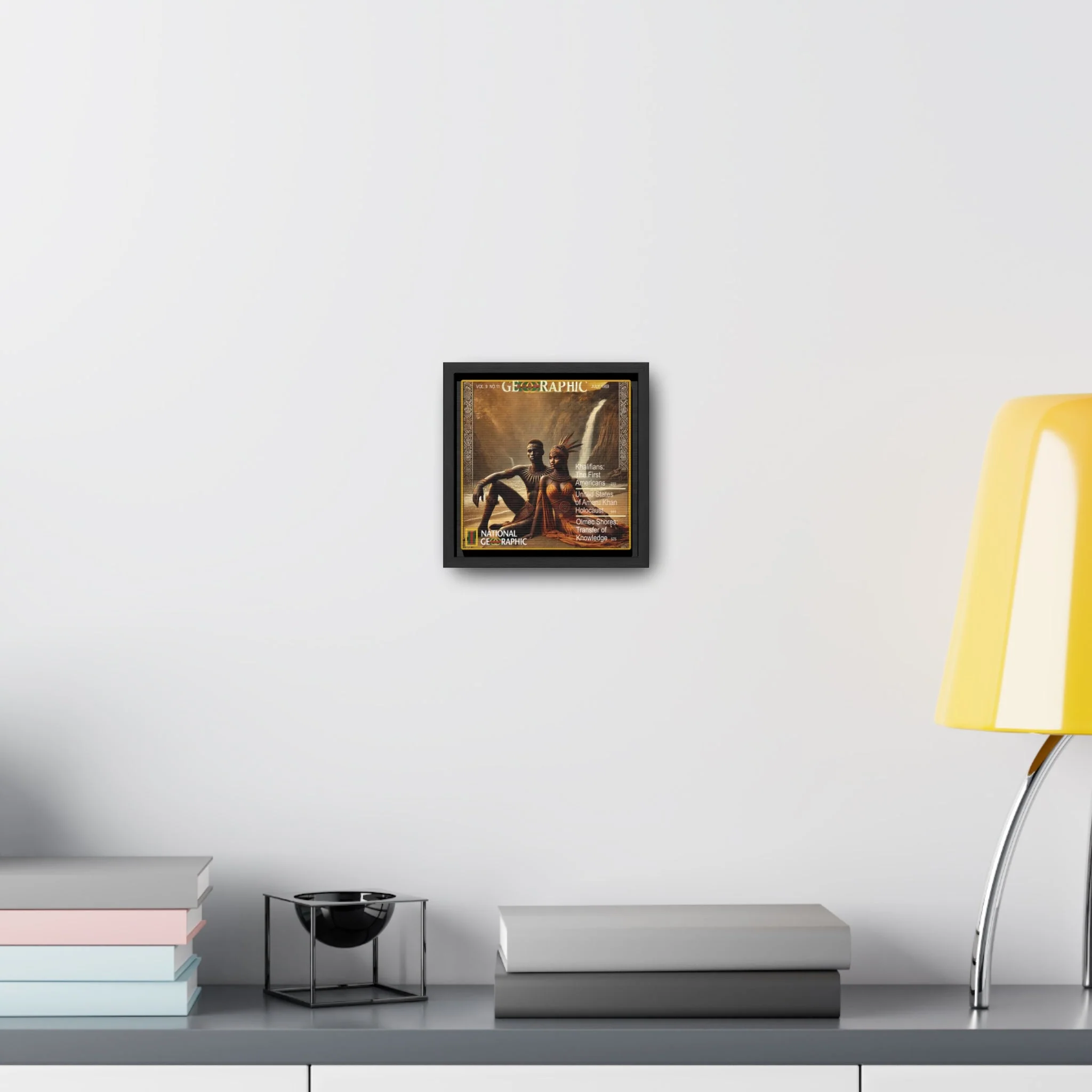 Choctaw Amaru Khan Aborigine Gallery Canvas Wraps, Square Frame - Image 10