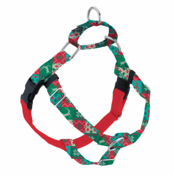 Christmas Patchwork Freedom No-Pull Dog Harness – EarthStyle