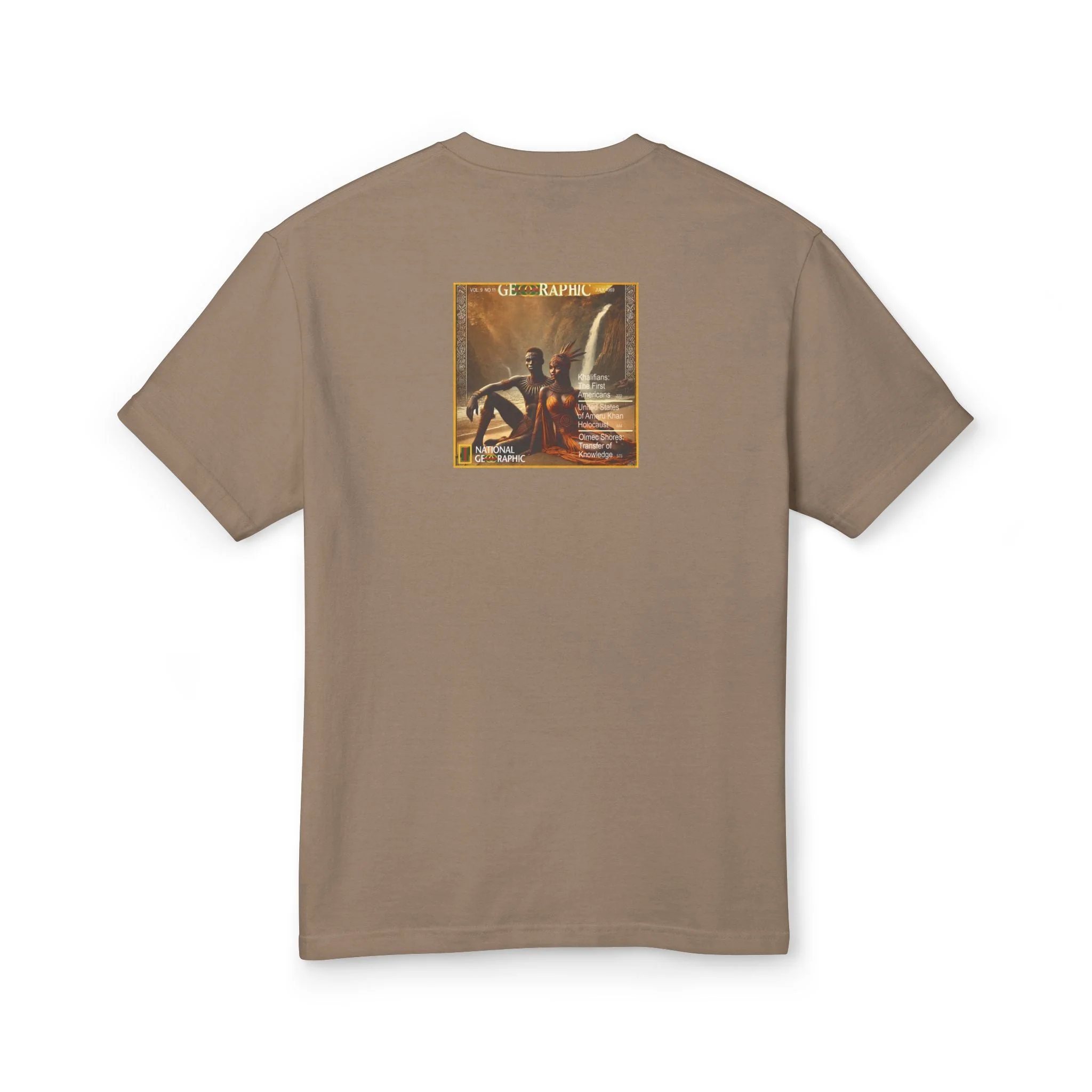 Chumash Amaru Khan Aborigine Unisex Garment-Dyed Heavyweight Cotton Tee - Image 15