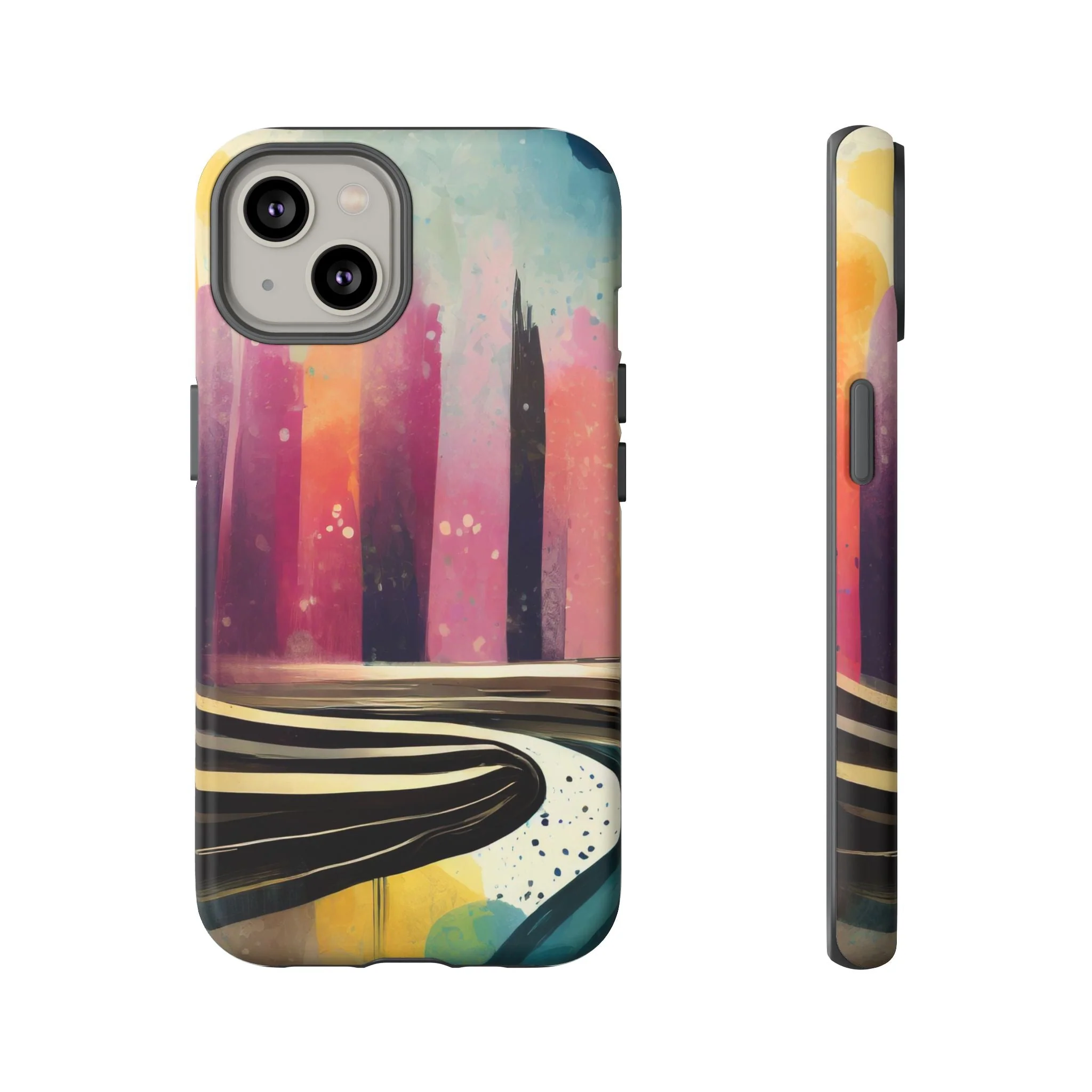 City Skyline Vibrant Tough Phone Case - Image 24