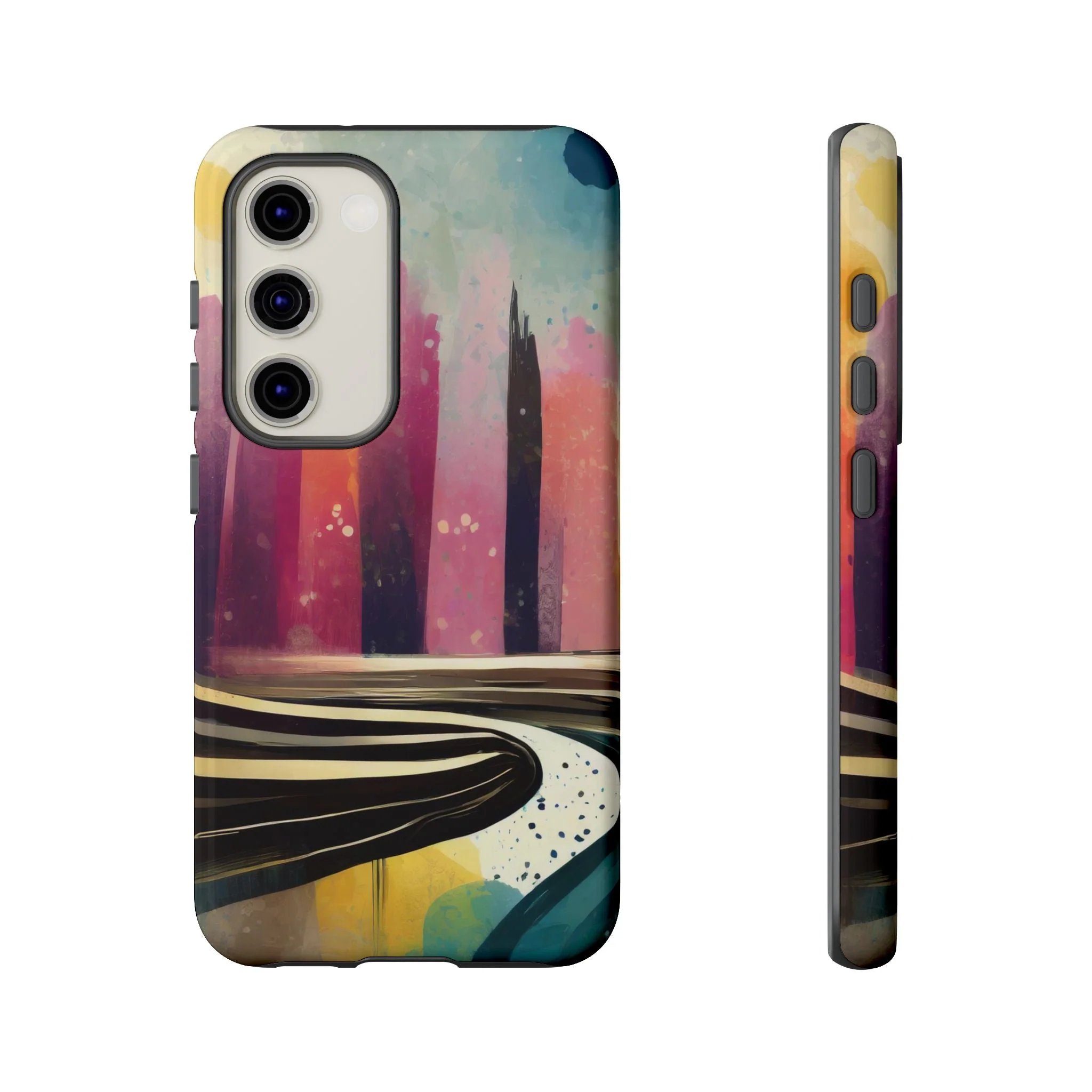 City Skyline Vibrant Tough Phone Case - Image 25