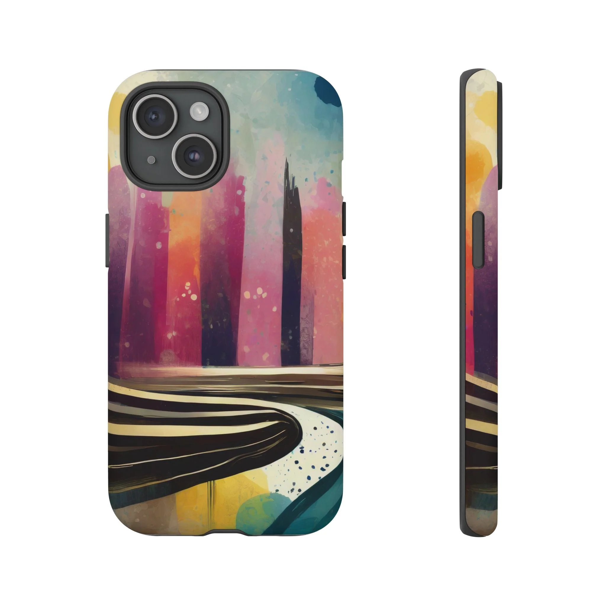 City Skyline Vibrant Tough Phone Case - Image 28