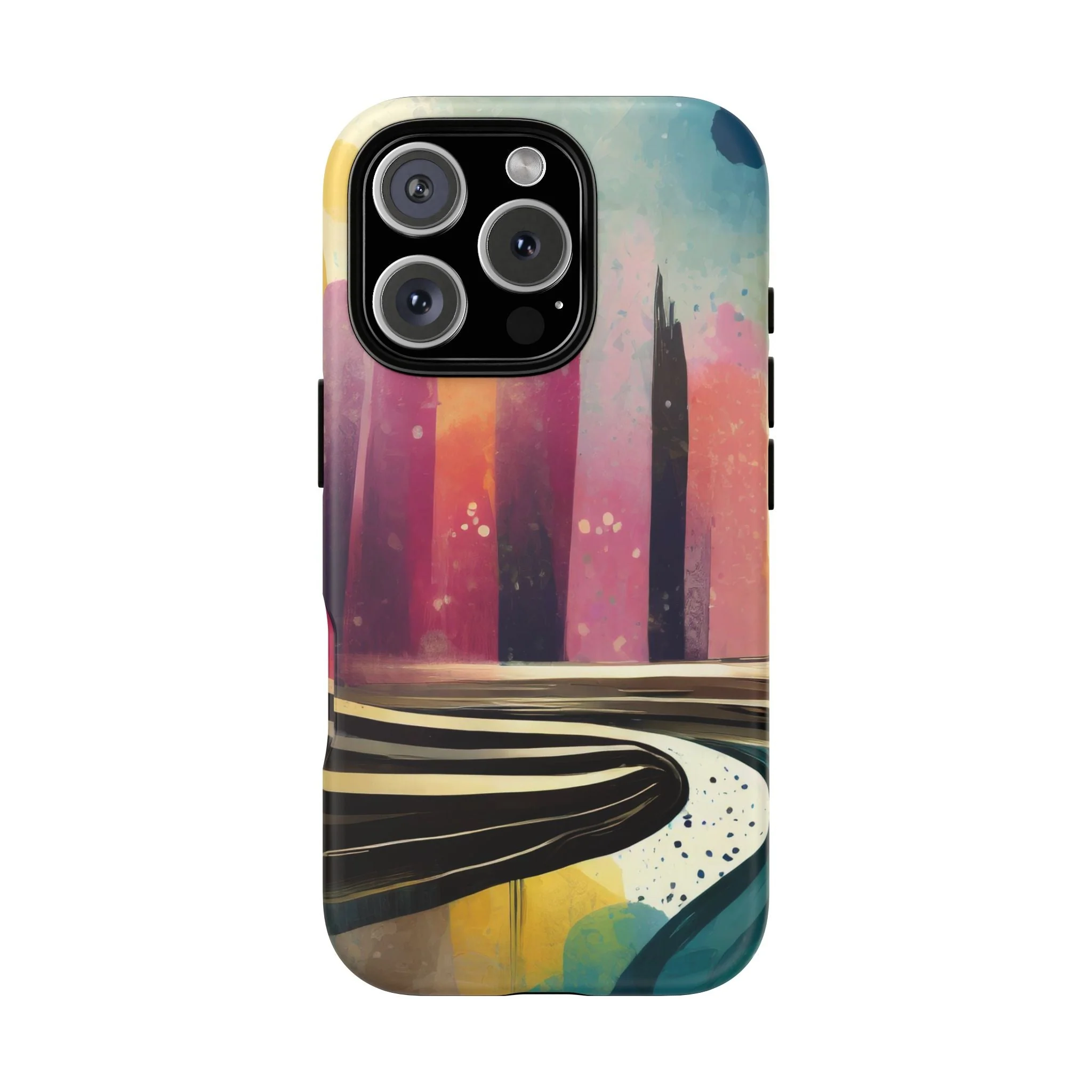 City Skyline Vibrant Tough Phone Case - Image 34