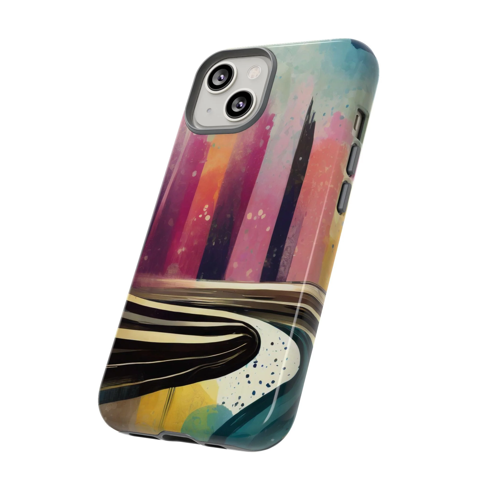 City Skyline Vibrant Tough Phone Case - Image 53