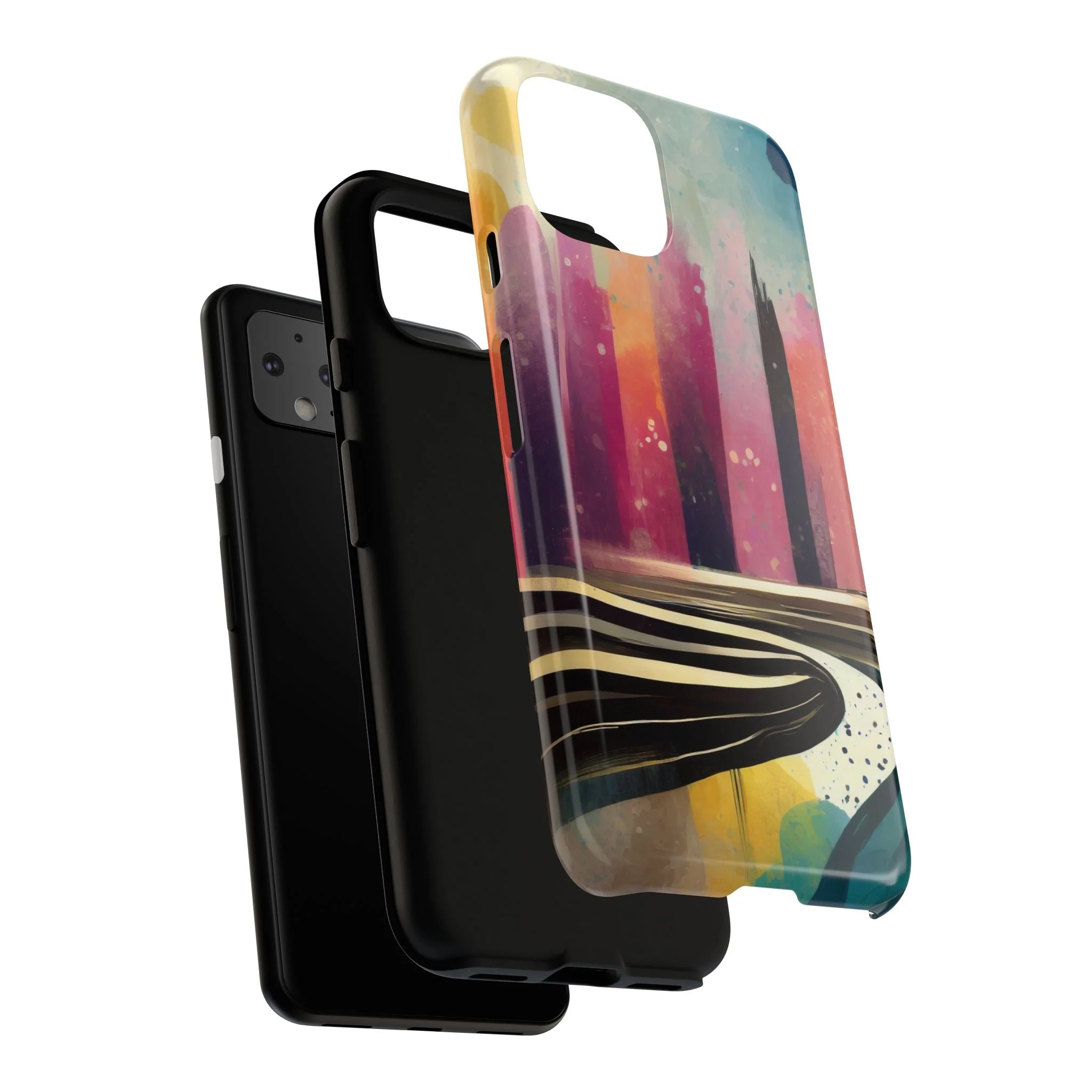 City Skyline Vibrant Tough Phone Case - Image 96