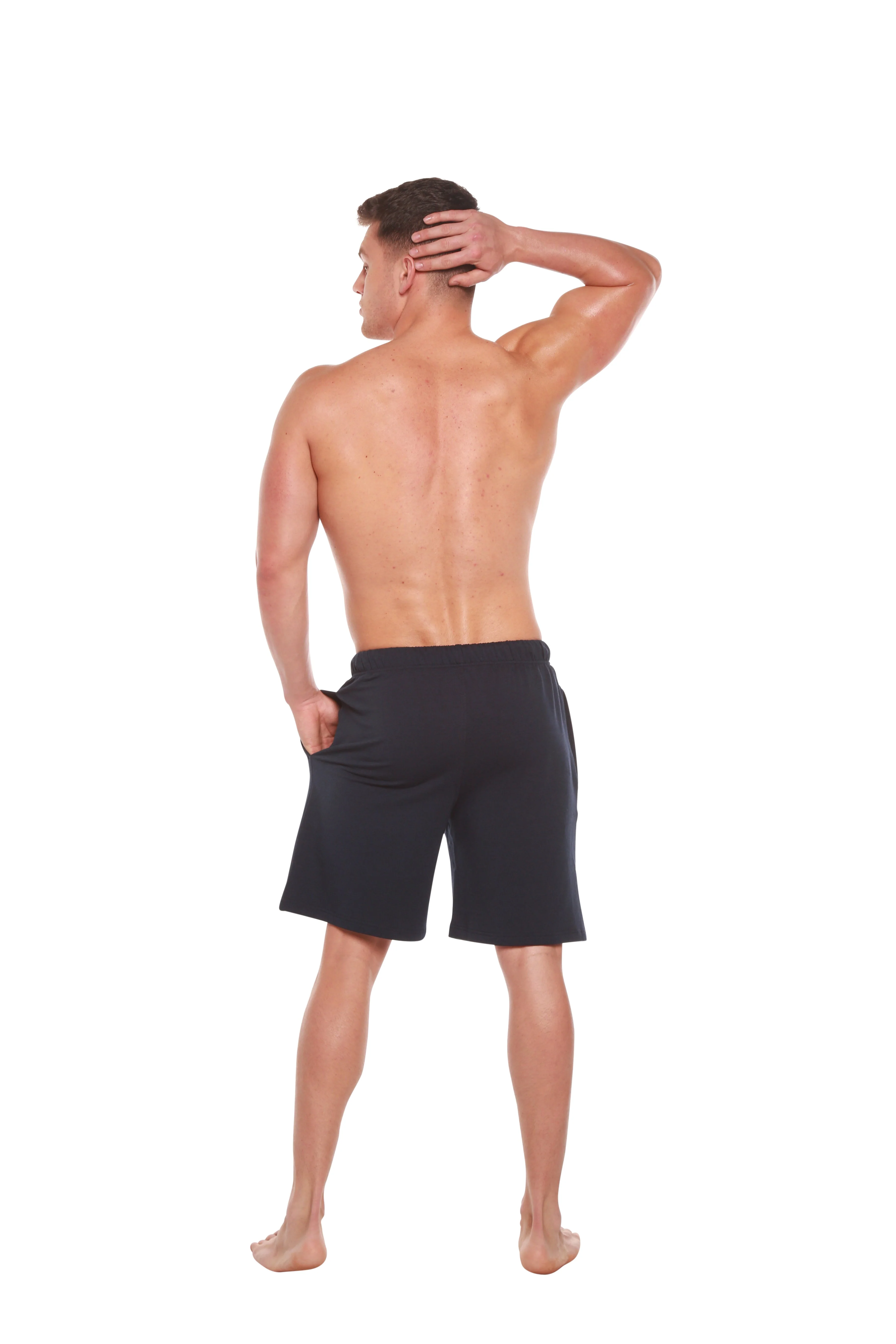 Clearance Men's Bamboo Viscose Fleece Lounge Shorts - Image 7