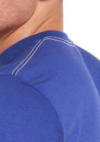 Clearance Men's Bamboo Viscose Long Sleeve Contrast Stitch T-Shirt - Image 2