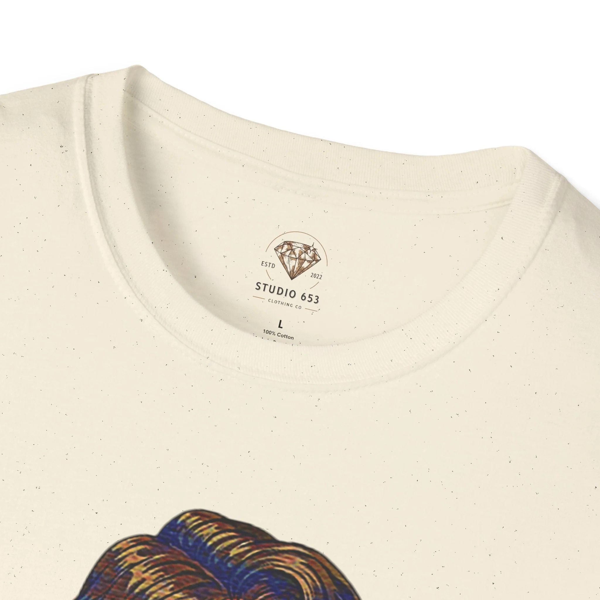 Clothed With Strength Tattooed Pin Up Vintage Graphic Tee - Image 14