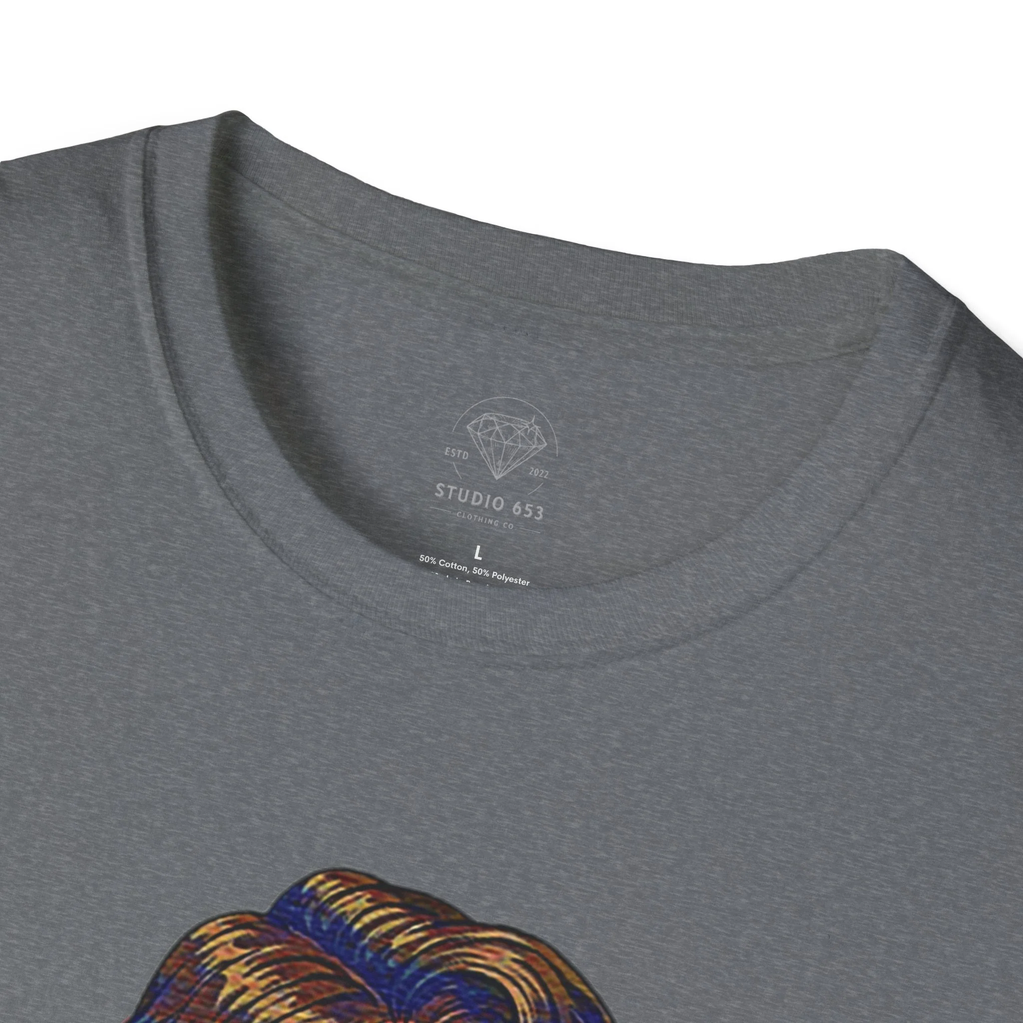 Clothed With Strength Tattooed Pin Up Vintage Graphic Tee - Image 20