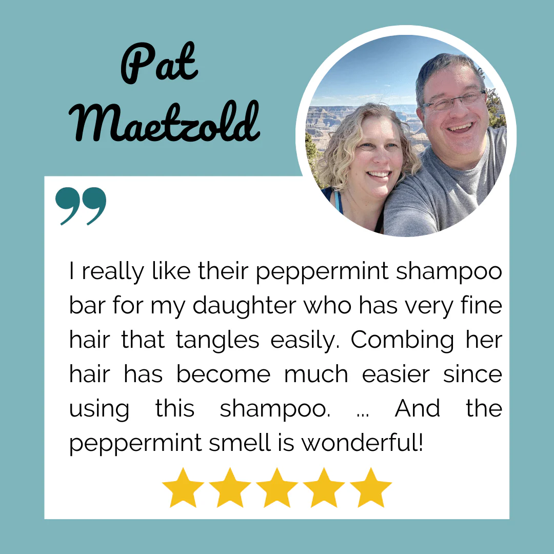 Cocoa & Fresh Mint Shampoo/Conditioner Bar - Image 3