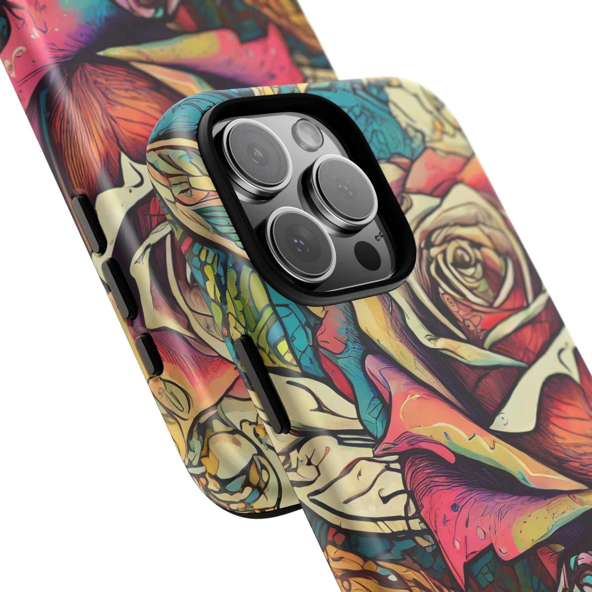 Colorful Roses Tough Phone Case - Image 48