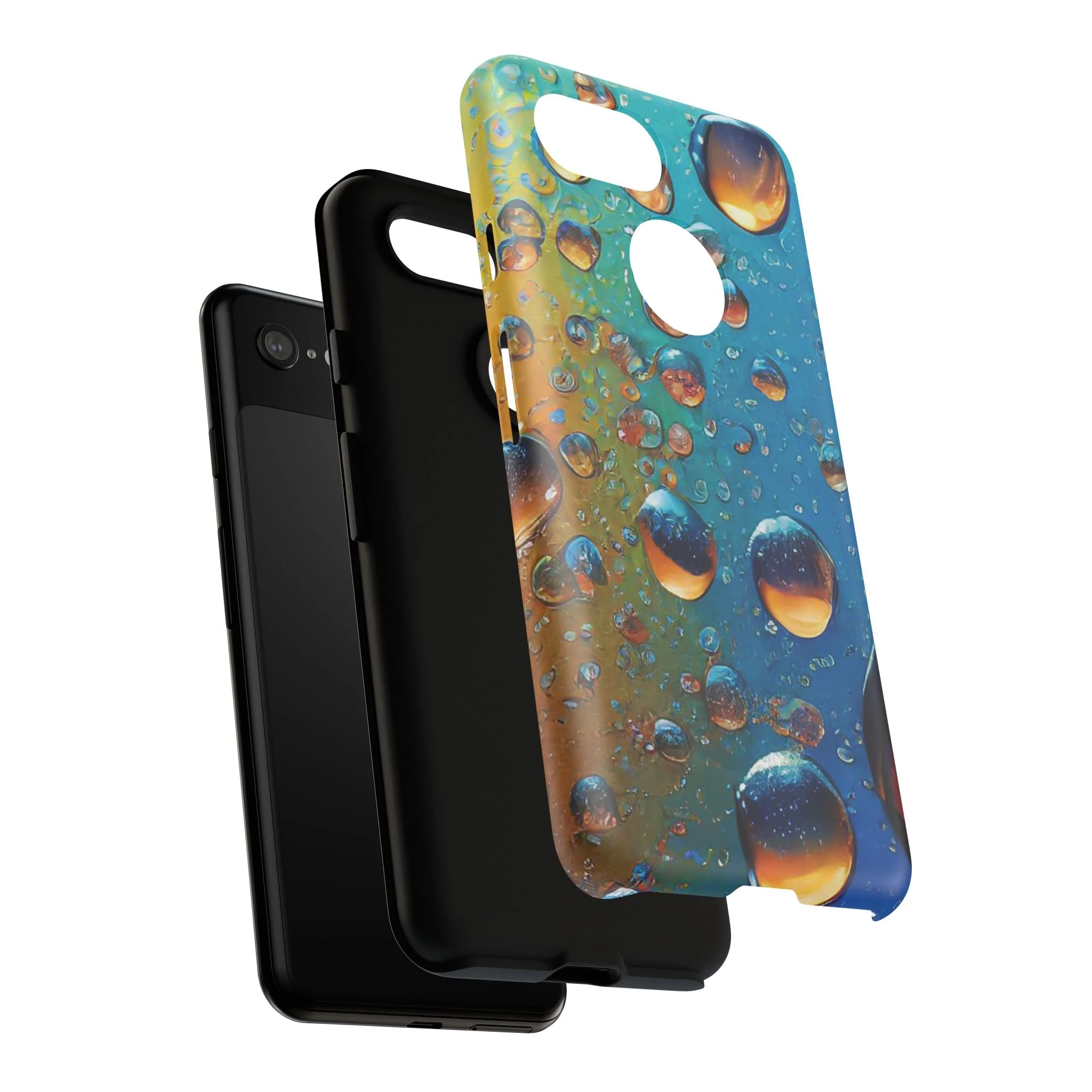 Colorful Water Droplets Tough Phone Case - Image 120