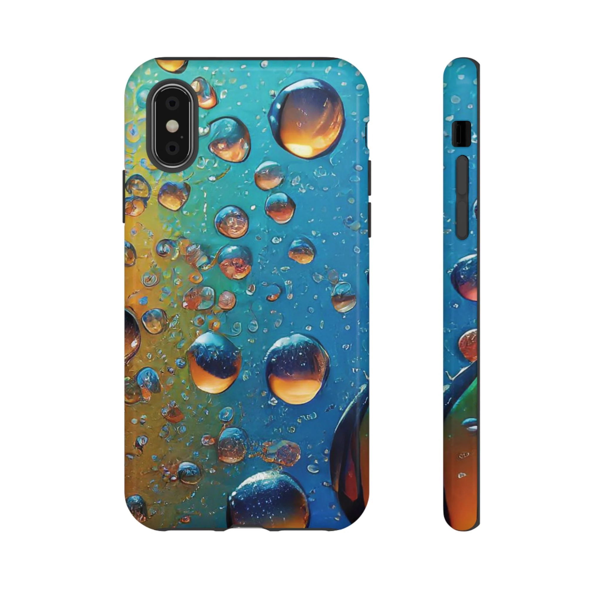 Colorful Water Droplets Tough Phone Case - Image 7