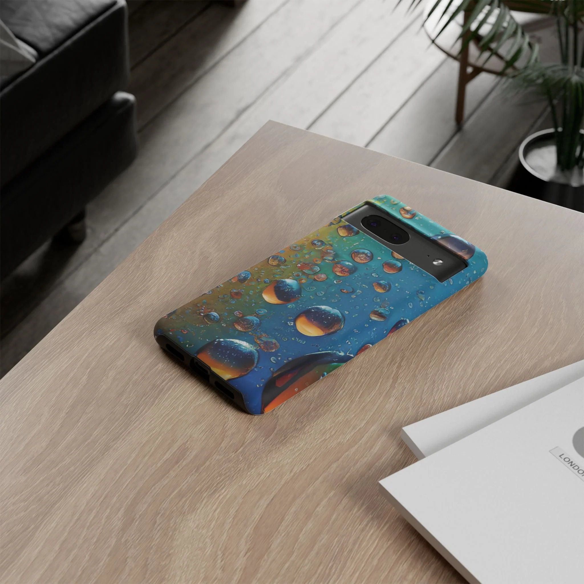 Colorful Water Droplets Tough Phone Case - Image 78