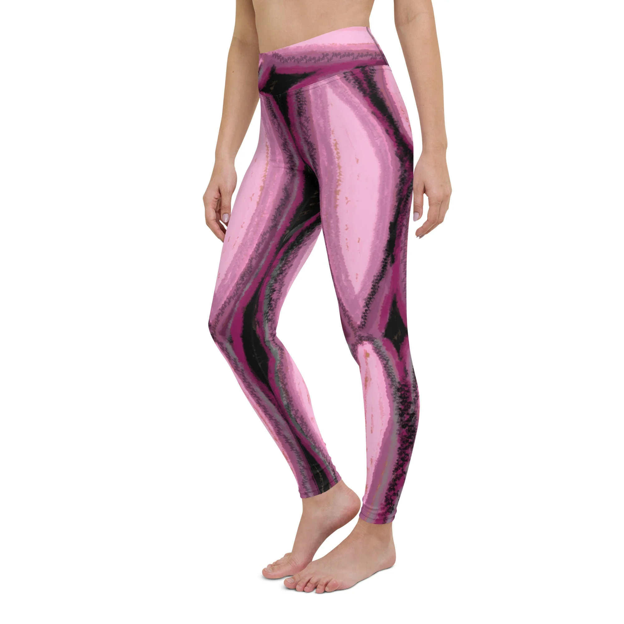 Contour ShapeWear Hot Pink Yoga Leggings - Image 7