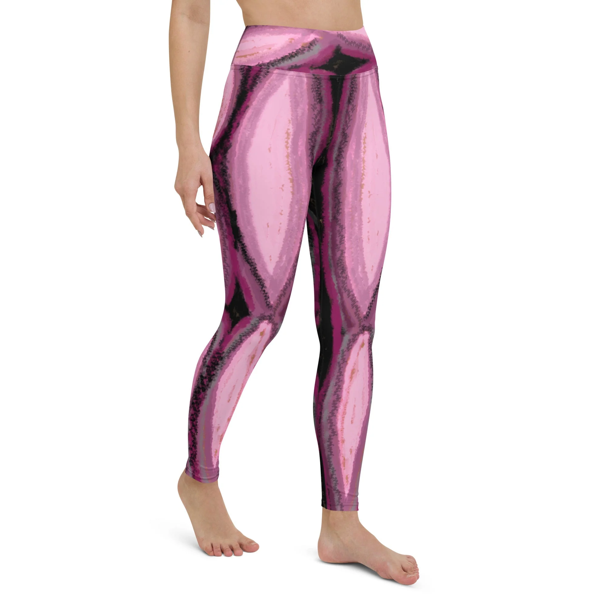 Contour ShapeWear Hot Pink Yoga Leggings - Image 9