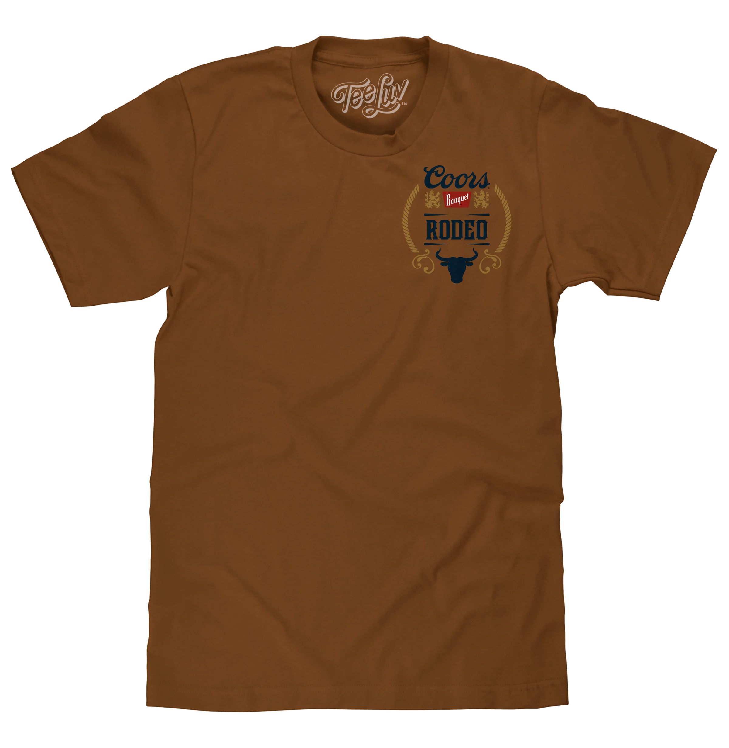 Coors Banquet Rodeo Bull Beer Front and Back T-Shirt