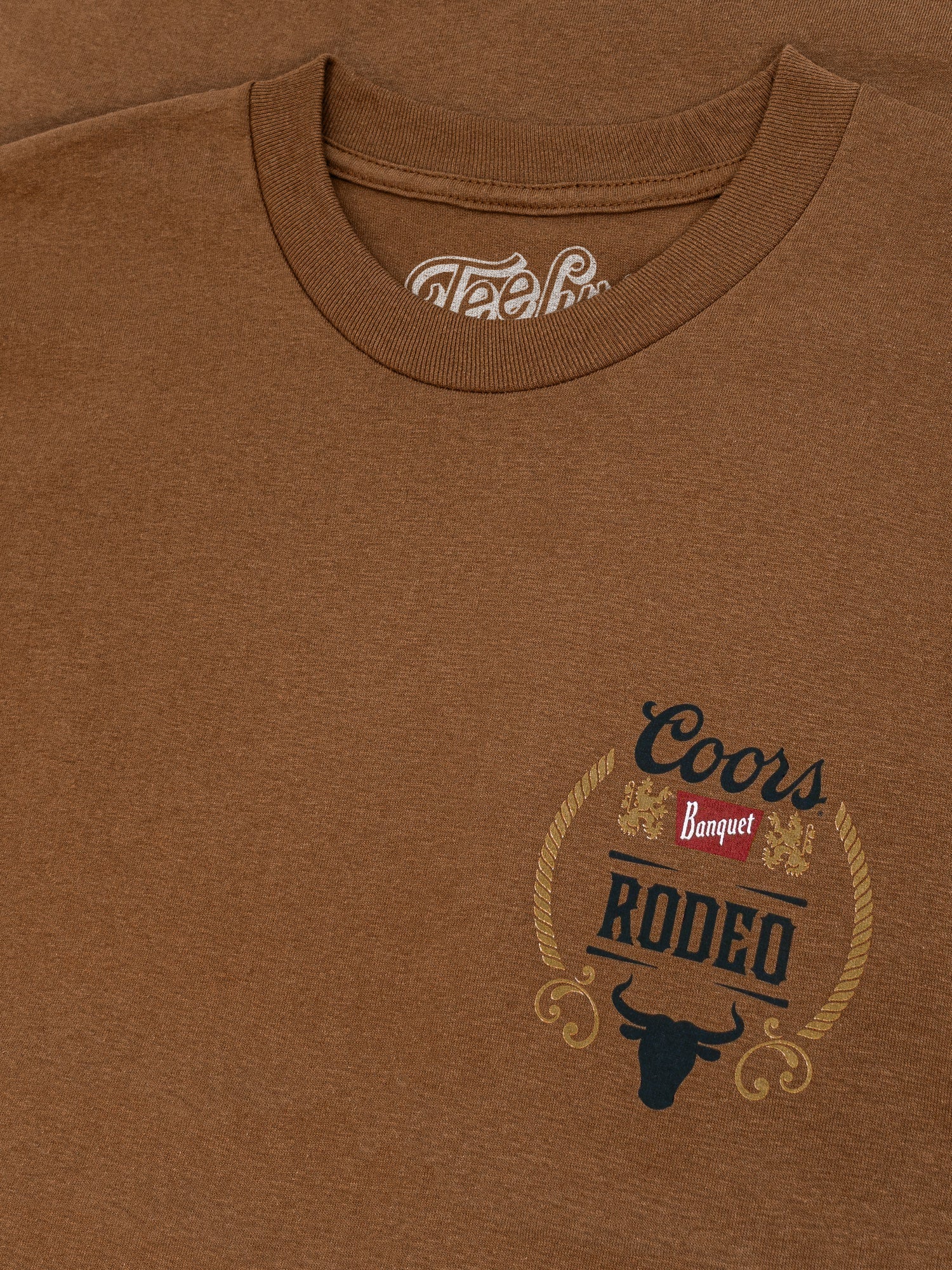 Coors Banquet Rodeo Bull Beer Front and Back T-Shirt - Image 3