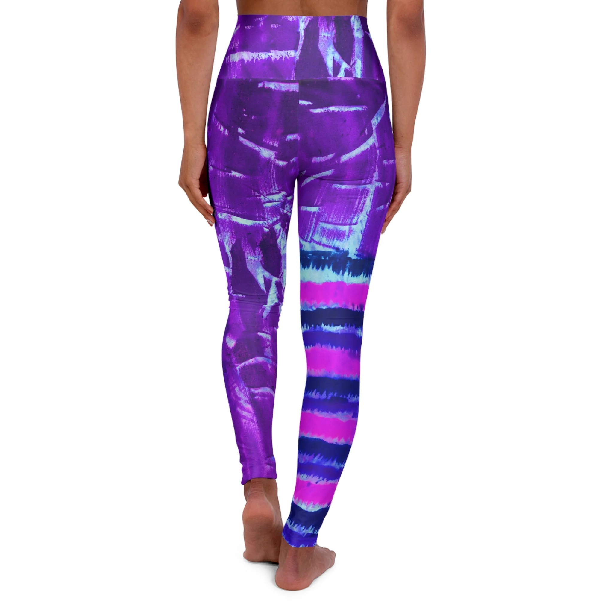 Crown Chakra High Waisted Leggings - Image 6