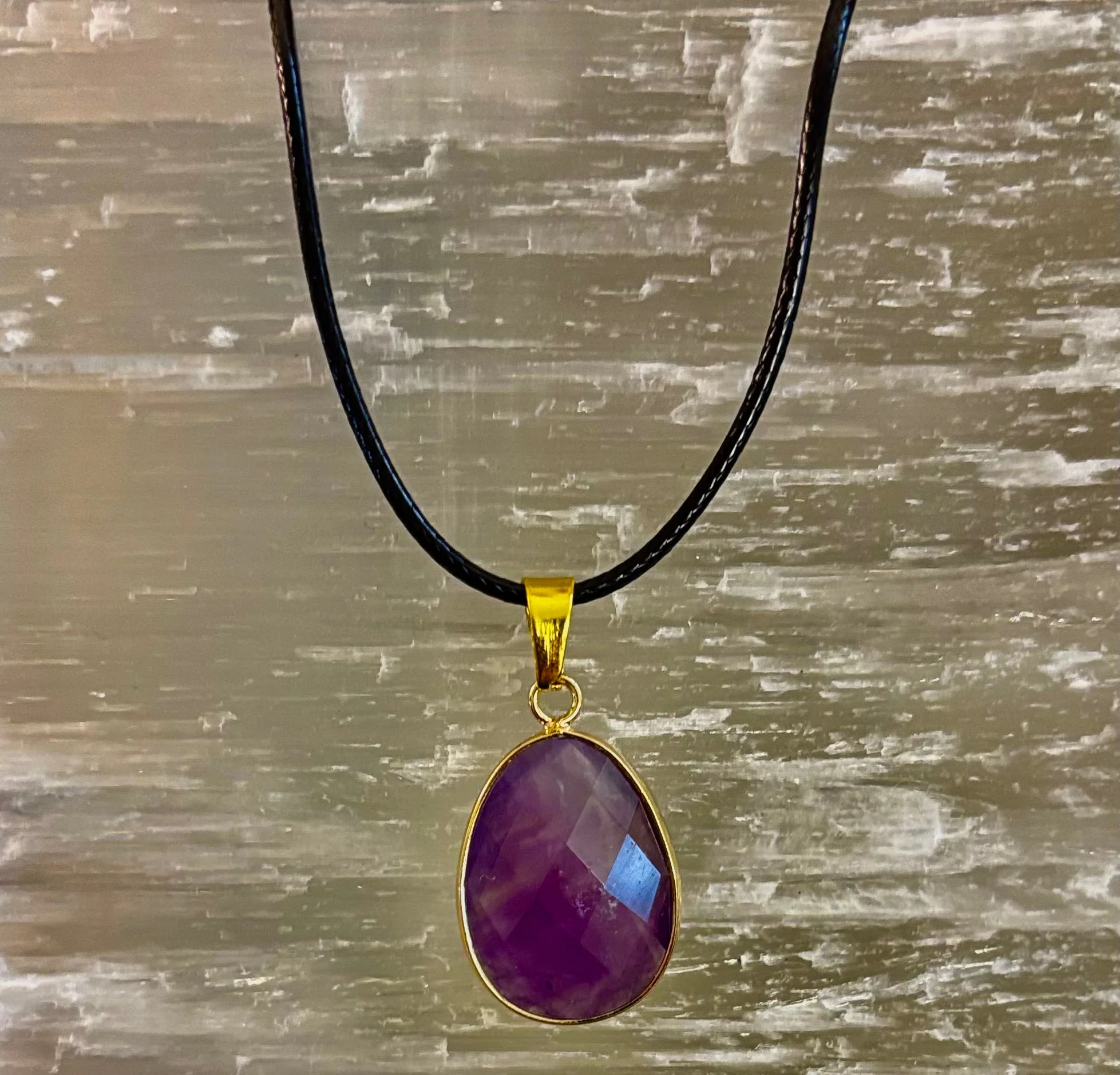Crystal Drop Necklace β 1 inch Teardrop Pendant (Made in Australia) - Image 21