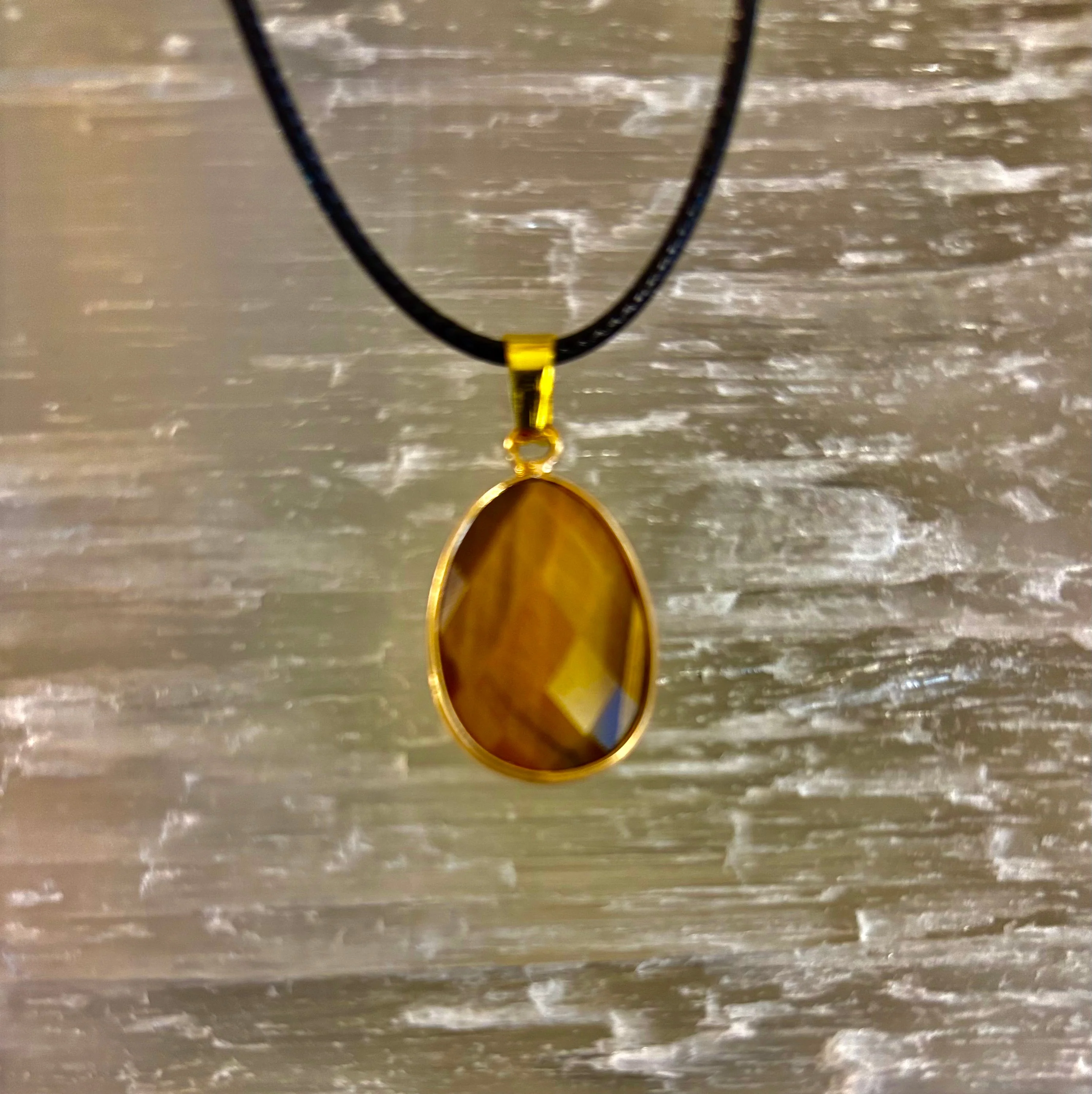 Crystal Drop Necklace β 1 inch Teardrop Pendant (Made in Australia) - Image 26