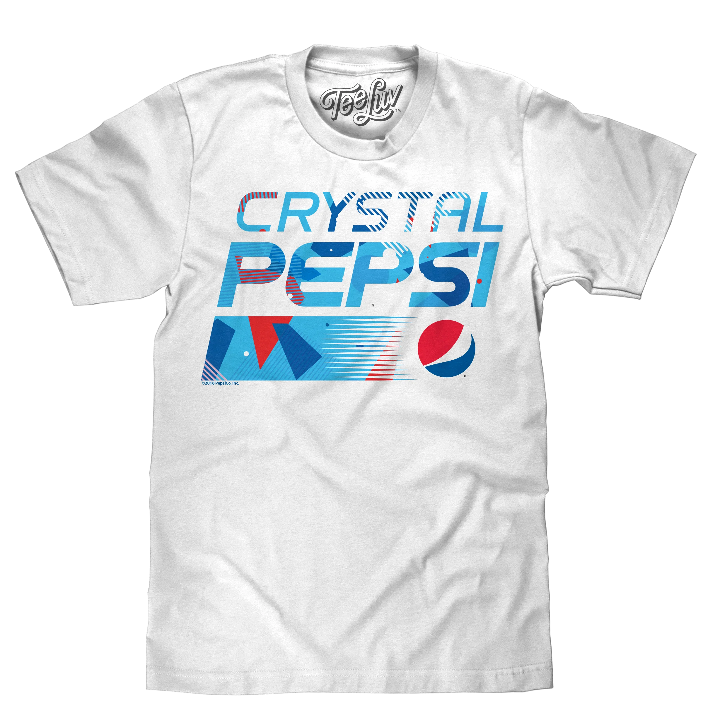 Crystal Pepsi Throwback Logo T-Shirt - White