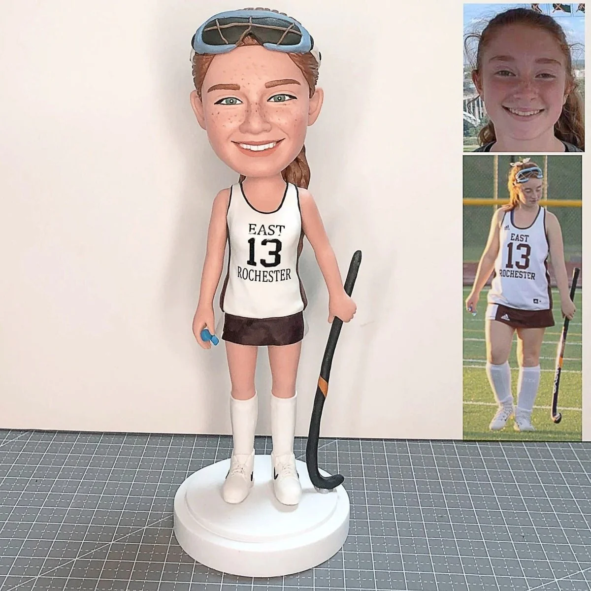 Custom Hockey Fan Bobblehead