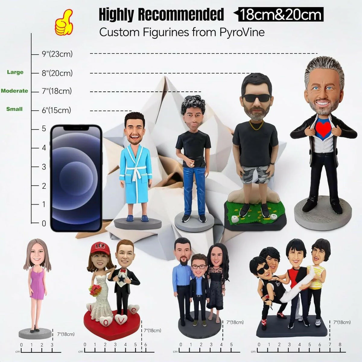 Custom Personalized Golfer Bobblehead Figurine - Image 2