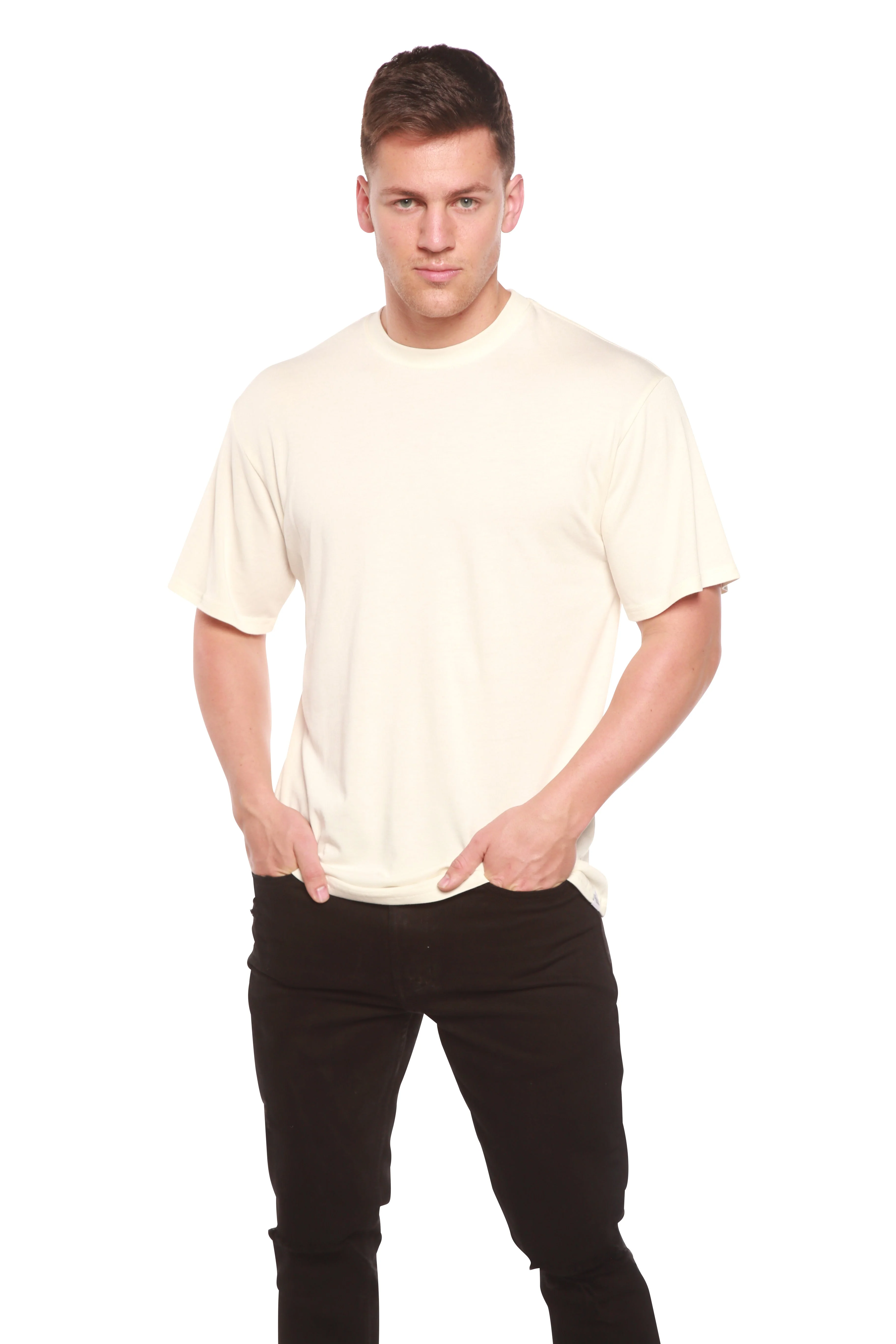 Custom Printed Men's Bamboo Viscose/Organic Cotton Short Sleeve T-Shirt - Image 18
